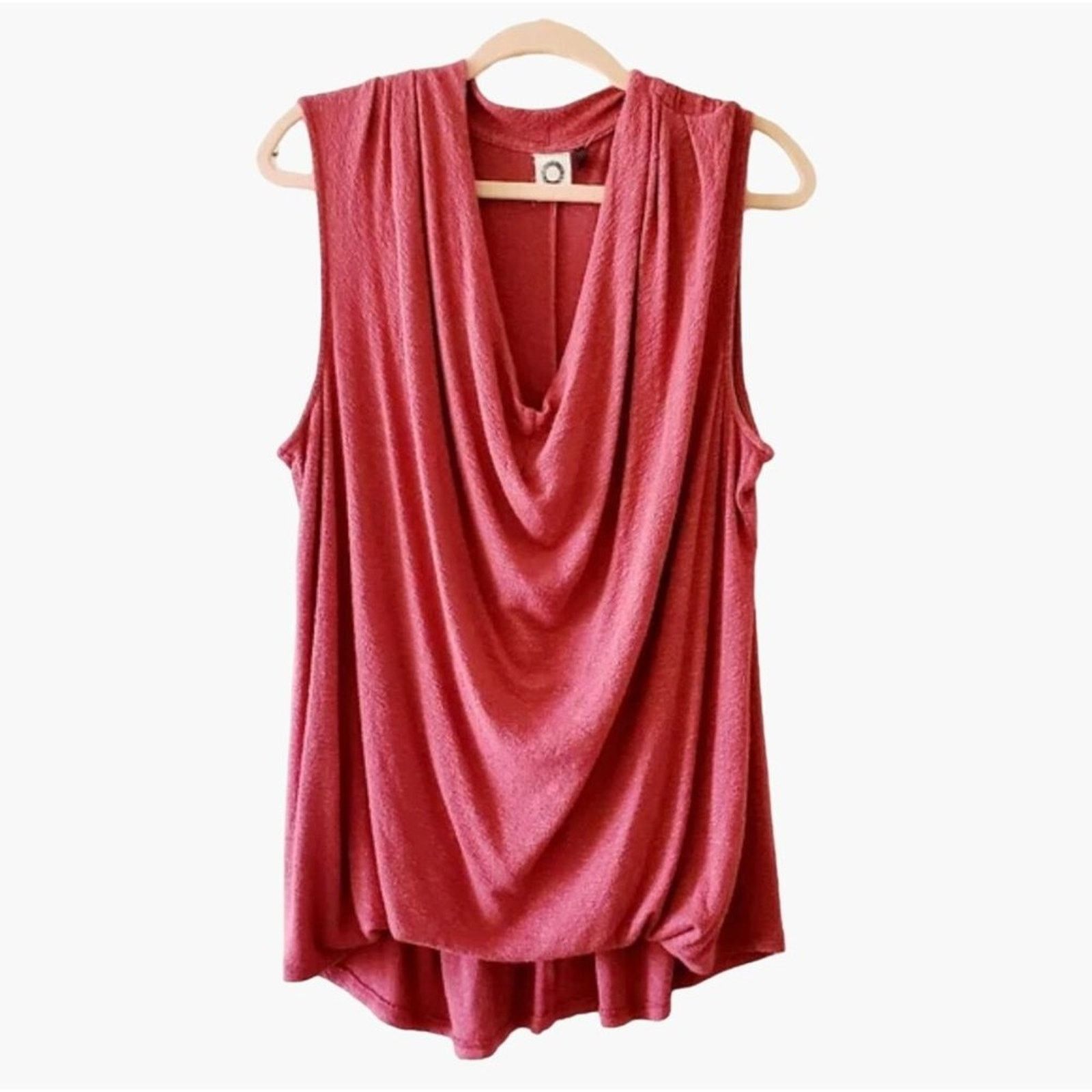 Anthropologie Anthropologie AKEMI + Kin Berry cowl neck sleeveless blouse Size S / US 4 / IT 40 - 3 Thumbnail