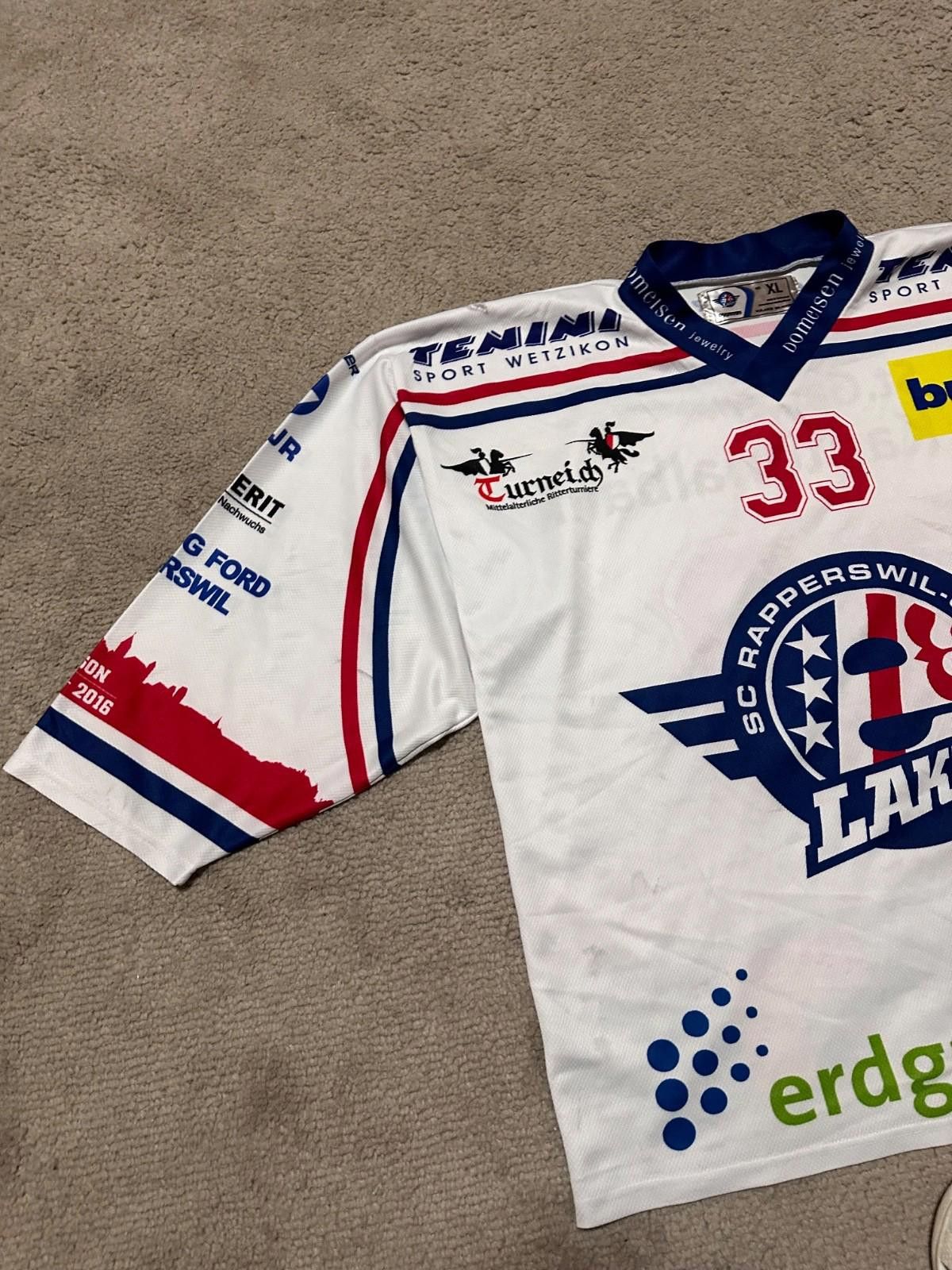 Other RAPPERSWIL JONA LAKERS HOCKEY SHIRT JERSEY sz XL MEN #33 Size US XL / EU 56 / 4 - 5 Thumbnail
