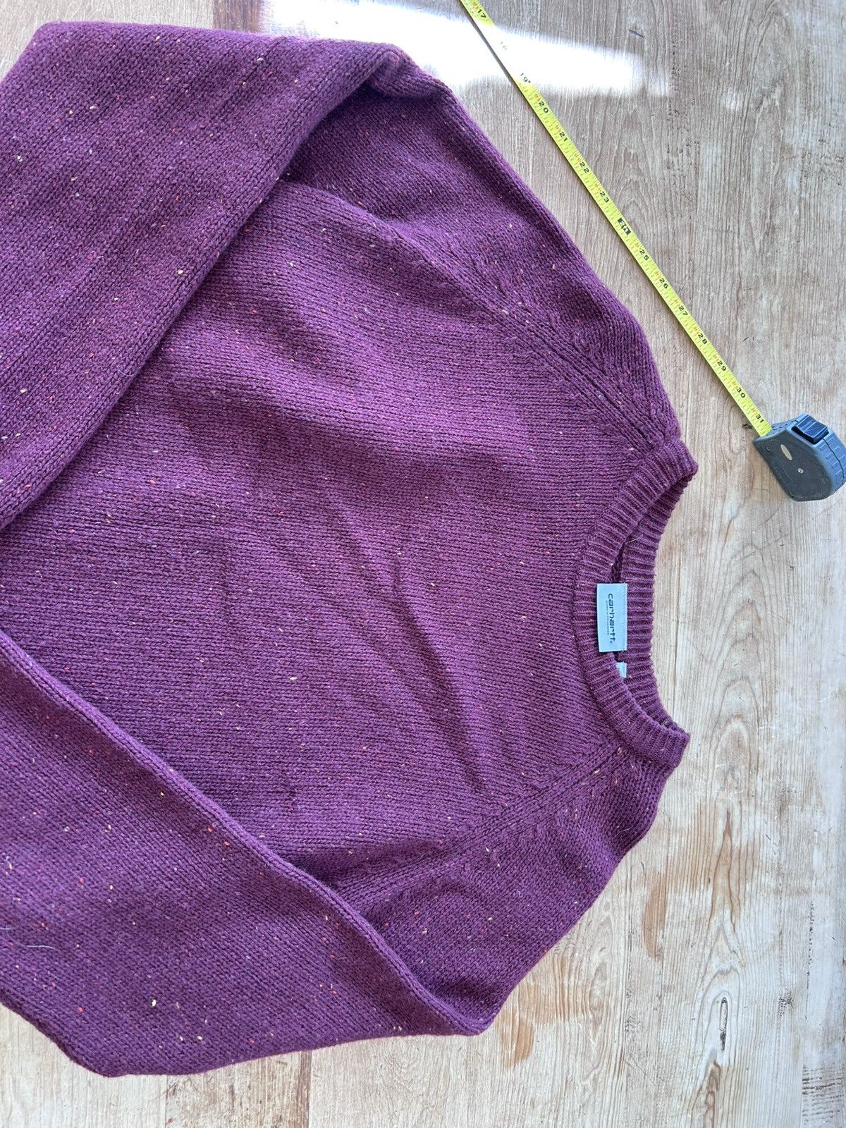 Carhartt Wip Carhartt WIP - Burgundy sweater Size US L / EU 52-54 / 3 - 1 Thumbnail