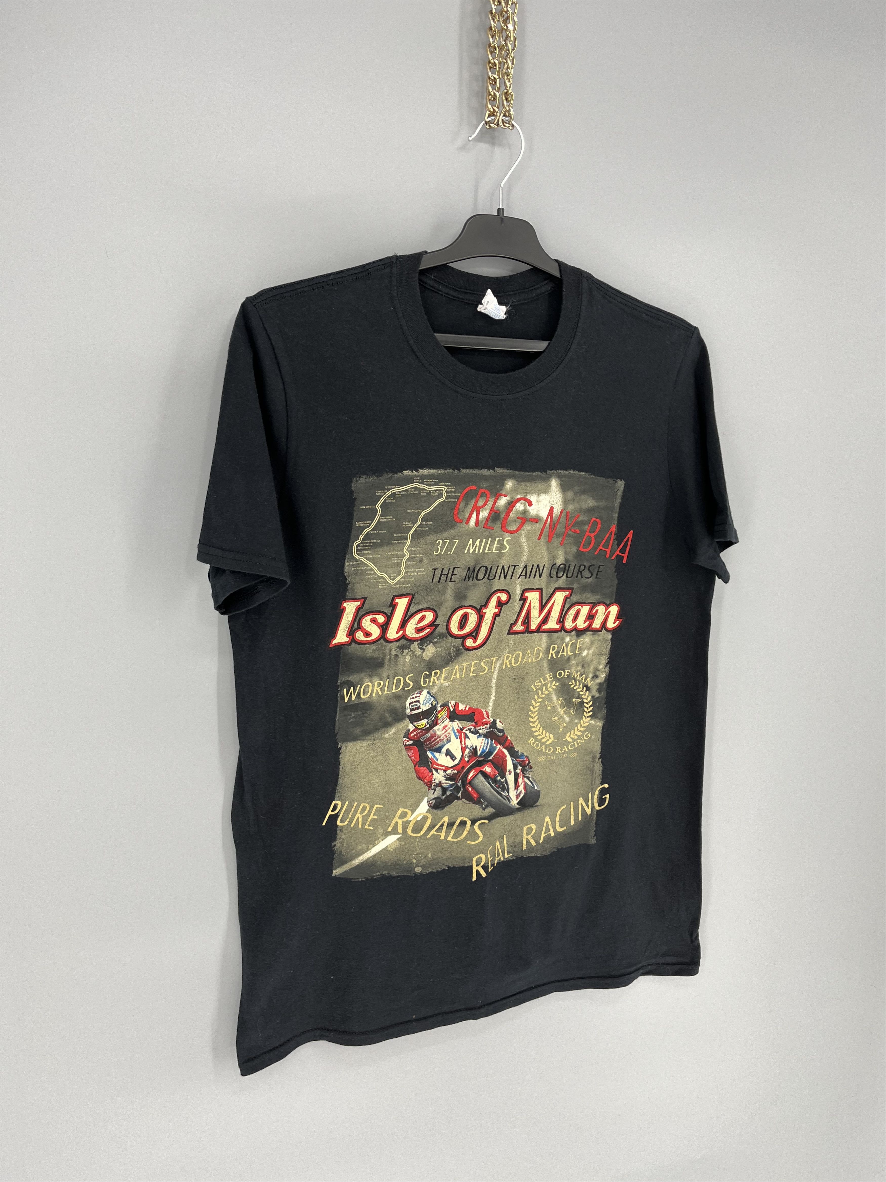 Vintage Vintage Y2K Isle of Man TT Moto Racing Tee Racer Honda Moto Size US M / EU 48-50 / 2 - 2 Thumbnail