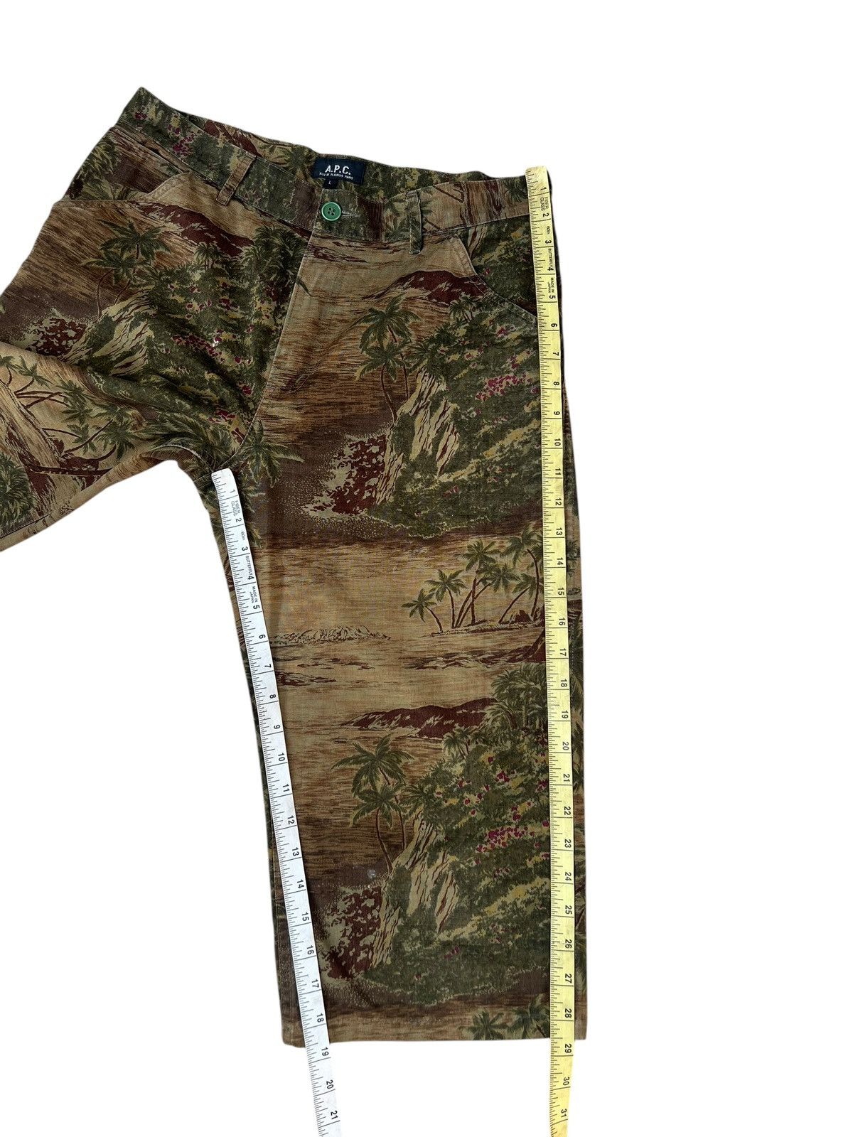 A.P.C. Vintage 90s A.P.C. Made in France 3 Quarter Pant Size US 31 - 6 Thumbnail