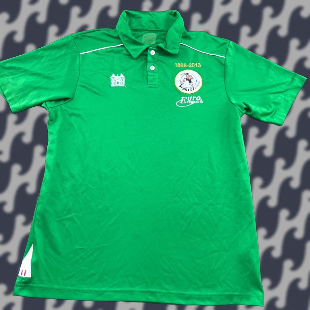 Vintage Castle Sparta Rotterdam 2013 Jersey Shirt Green Football Large Unisex Adults Shirt 125th Anniversary Athletic Moisture Wicking Quick Dry Size US L / EU 52-54 / 3 - 1 Thumbnail