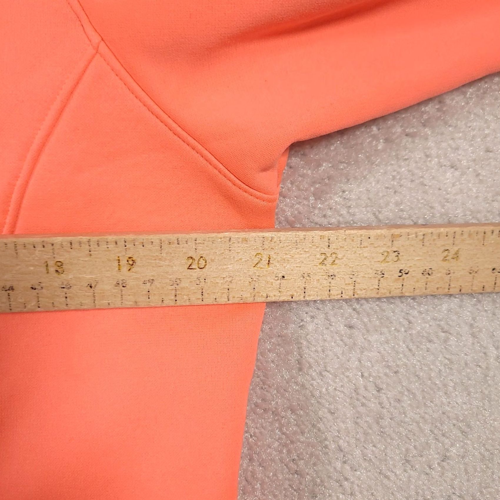 Under Armour Under Armour Hoodie Womens L Orange Fleece Hooded Sweatshirt Embroidered Logo Size L / US 10 / IT 46 - 4 Thumbnail
