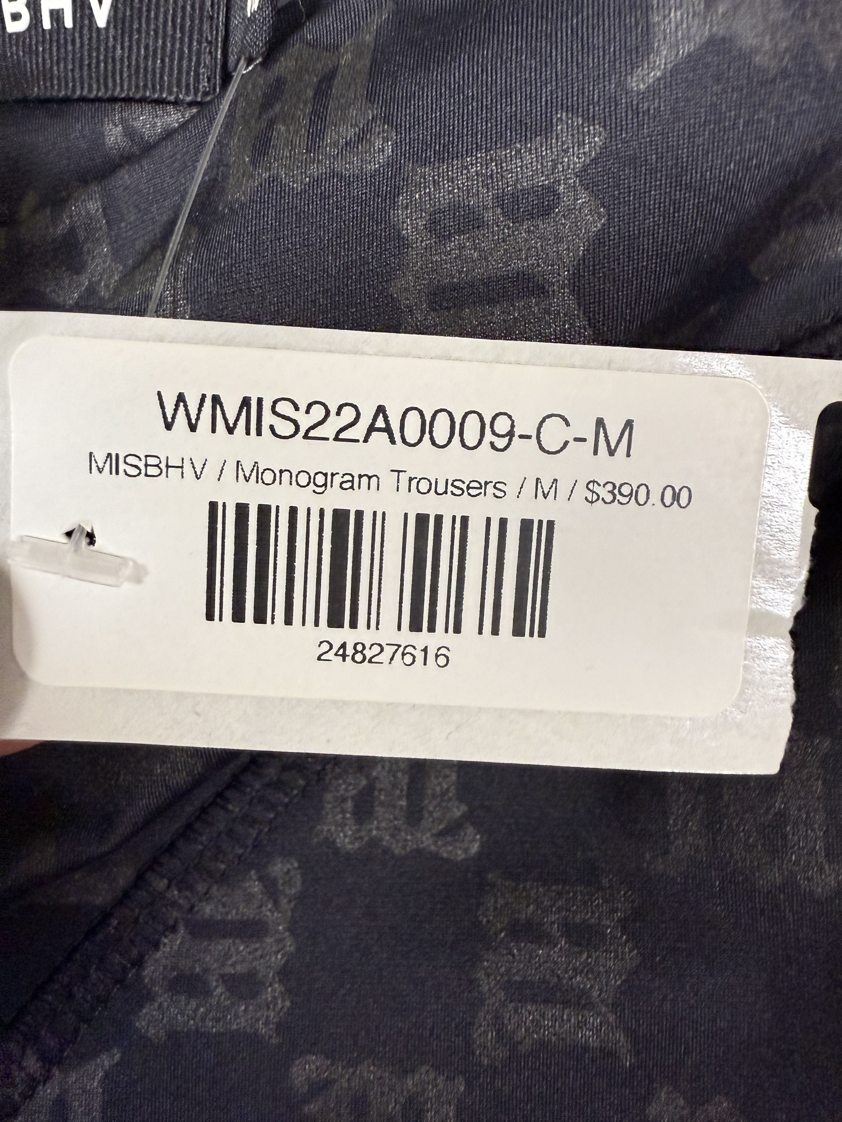 Misbhv $390 MISBHV Monogram Flared Trousers Size 28" / US 6 / IT 42 - 12 Thumbnail