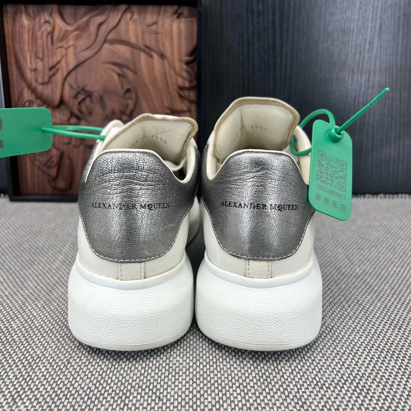 Alexander McQueen McQueen Silver Tail Sneakers - Size 36.5 Size US 5.5 / IT 35.5 - 8 Thumbnail