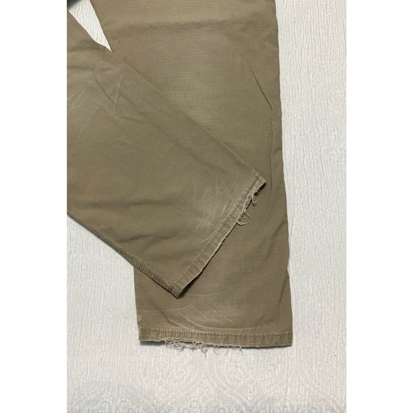 Wrangler VINTAGE Wrangler Riggs Workwear Pants Mens 40x30 Beig Ripstop Straight Vintage Size US 40 / EU 56 - 3 Thumbnail