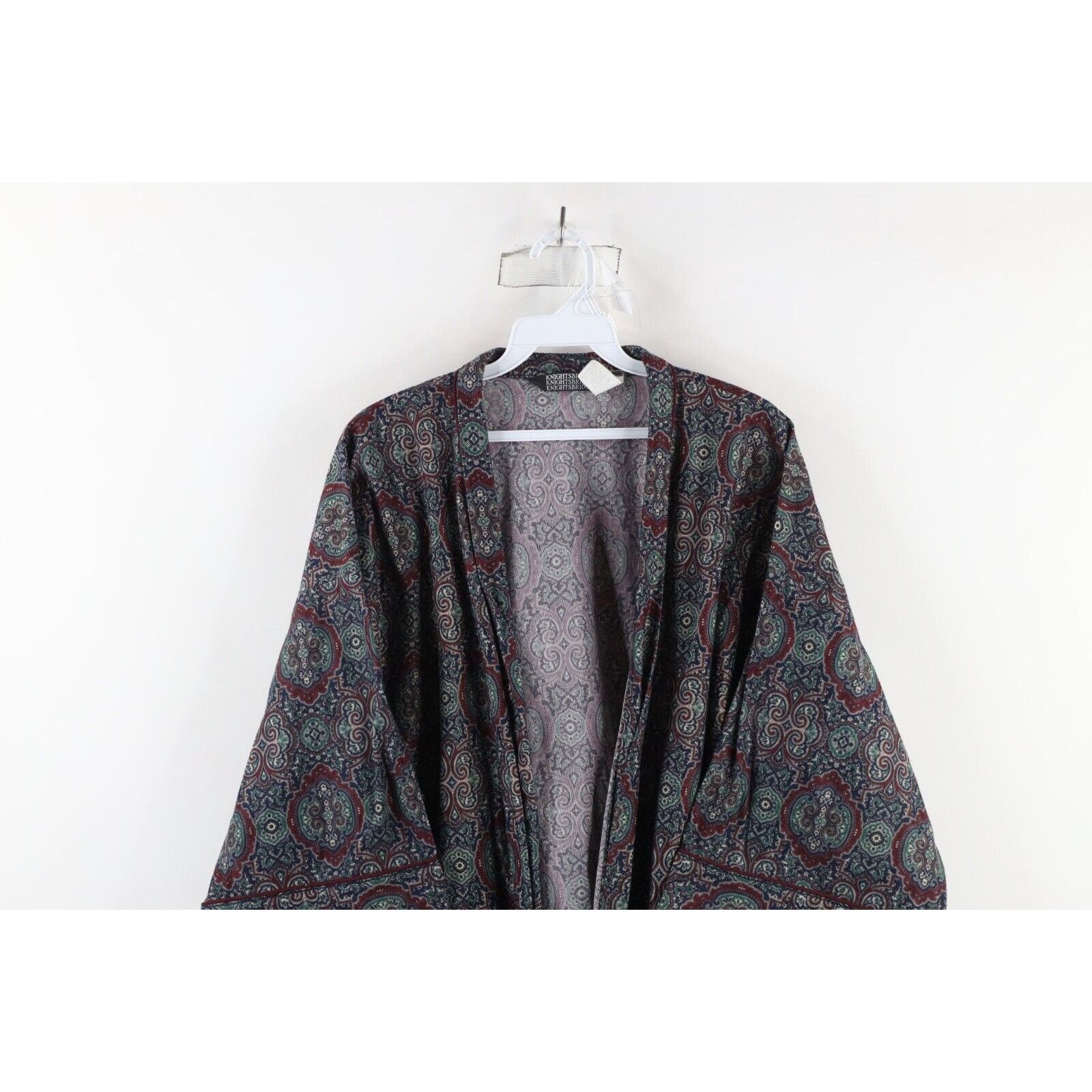 Vintage Vintage 90s Streetwear Rainbow Paisley Chamois Cloth Robe Size US L / EU 52-54 / 3 - 2 Thumbnail