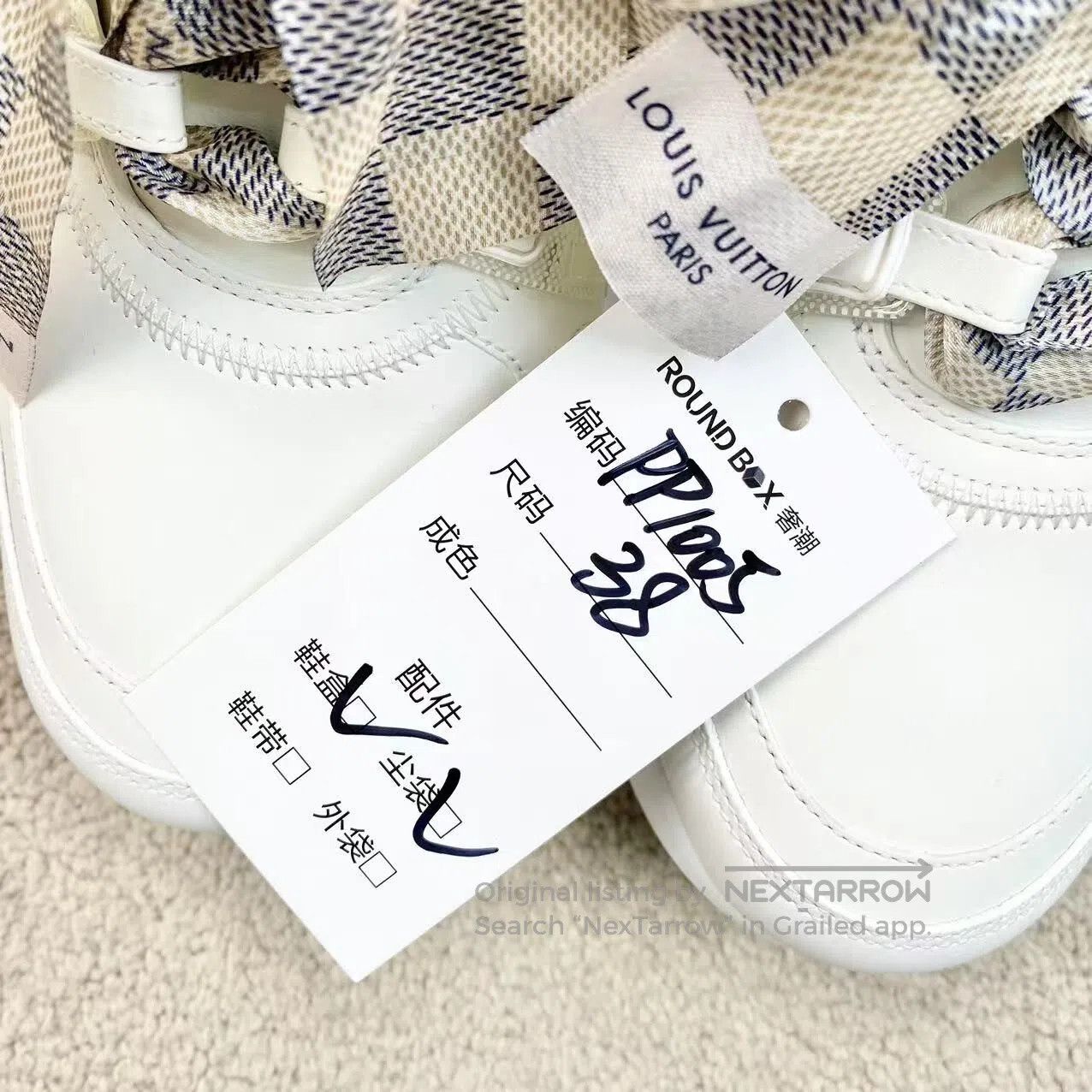 Louis Vuitton Louis Vuitton Checkerboard bow sneakers| Size US 7.5 / IT 37.5 - 9 Thumbnail