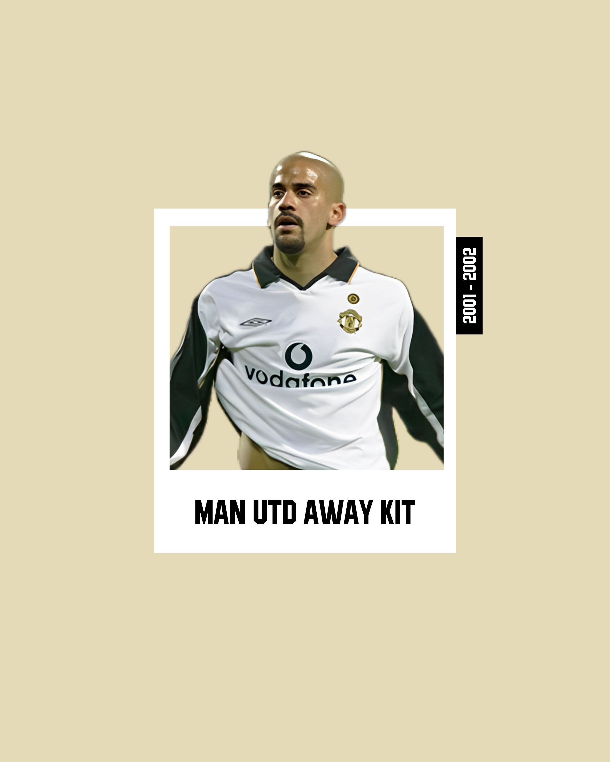 Umbro Manchester United Away Kit 2001 2002 Size US L / EU 52-54 / 3 - 9 Thumbnail
