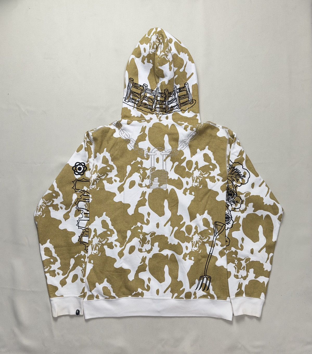 Bape Holstein Cow Full Zip Hoodie Size US S / EU 44-46 / 1 - 7 Thumbnail