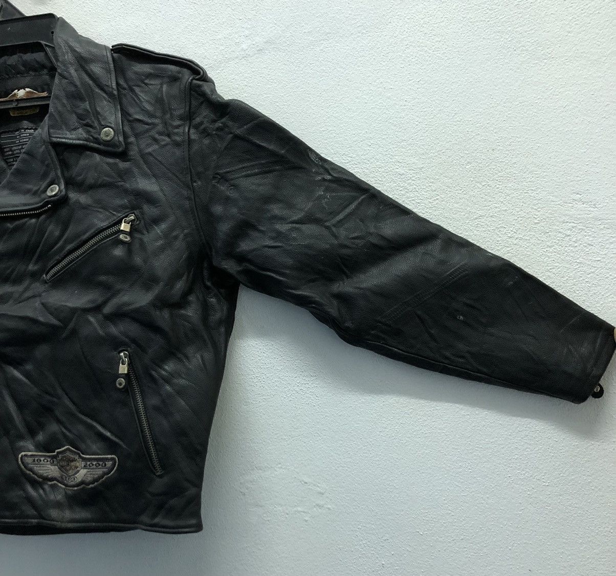 Harley Davidson Vintage Harley Davidson Motorcycles Leather Jacket Size US L / EU 52-54 / 3 - 5 Thumbnail