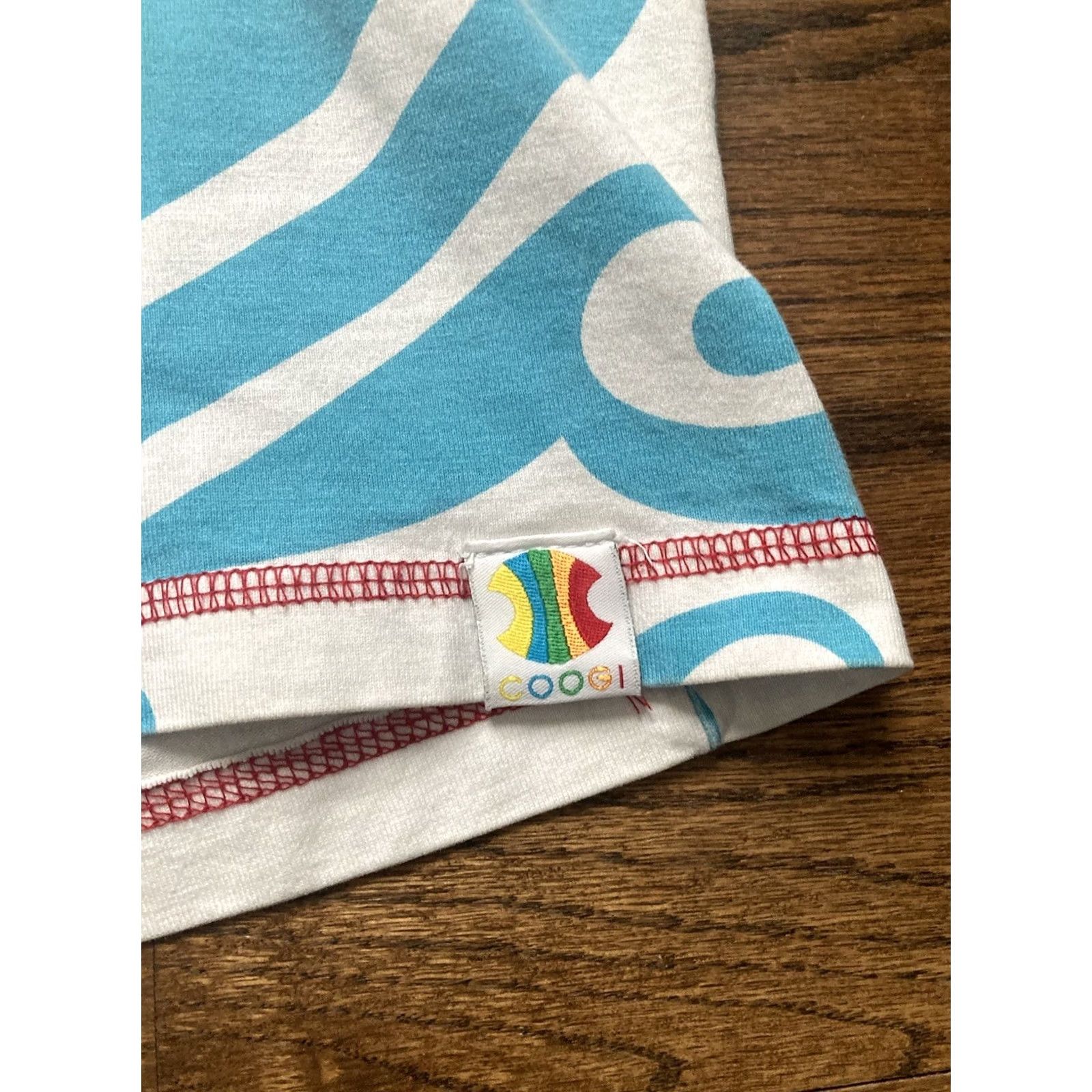 Coogi VINTAGE COOGI T-Shirt All Over Print Embroidered Geometric 90s 3XL White Men's Short Sleeve Crew Neck Re laxed Fit Size US XXL / EU 58 / 5 - 6 Thumbnail