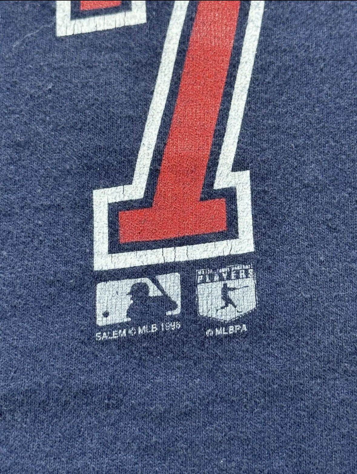 MLB × Salem Sportswear × Vintage Vintage 90s Cleveland Indians #7 Salem Sportswear Tank Top Size US XXL / EU 58 / 5 - 4 Thumbnail