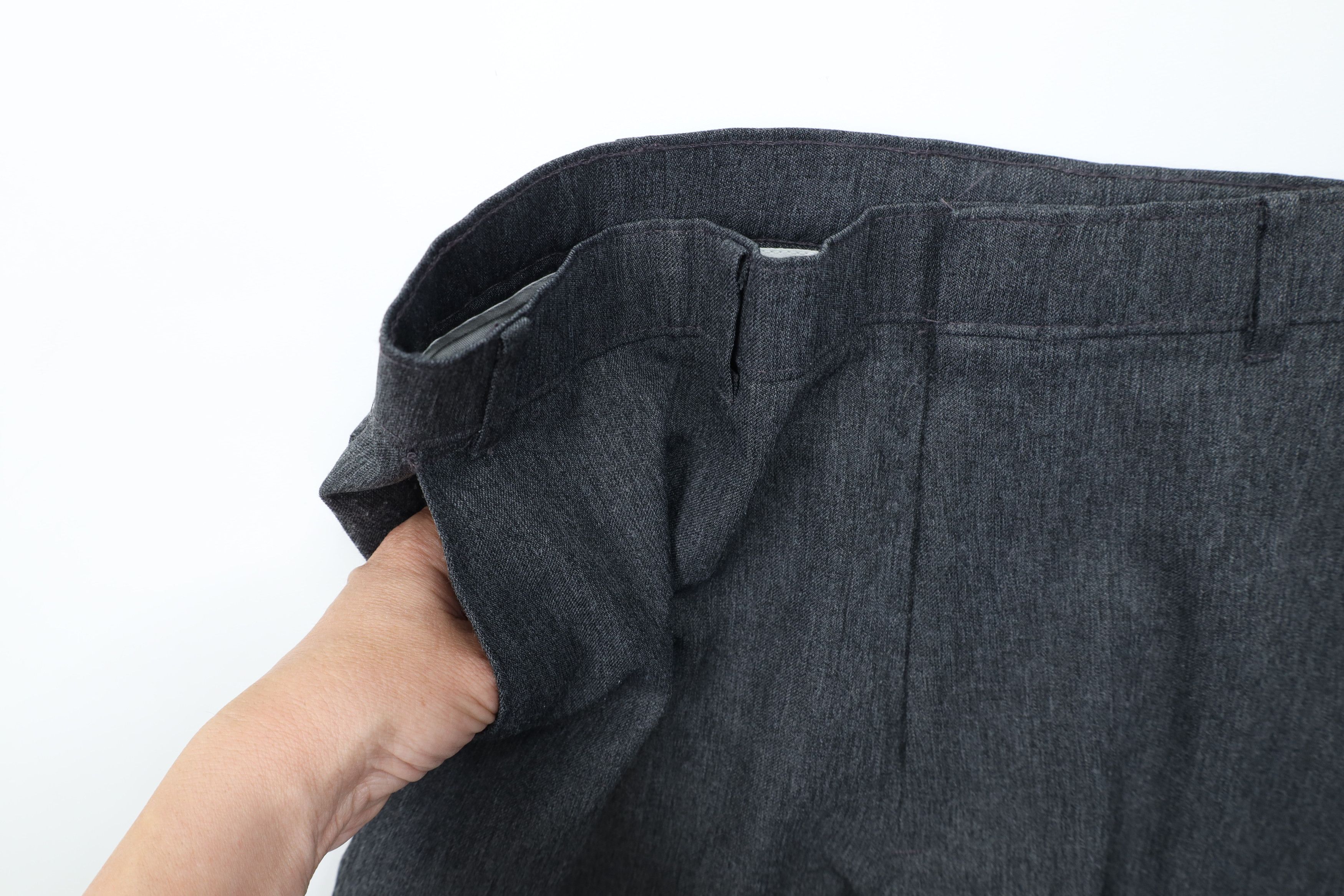 Levi's Vintage 90s Levis Knit Wide Leg Chino Pants Dark Gray Size US 38 / EU 54 - 7 Thumbnail