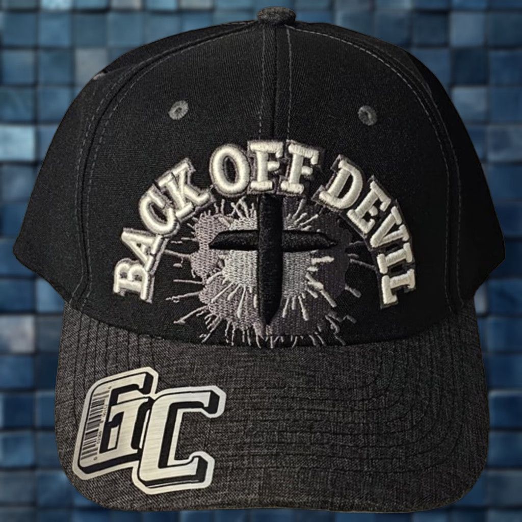 Vintage CROSS BACK OFF DEVIL I BELONG TO JESUS RELIGIOUS SNAPBACK BASEBALL CAP #2 Size ONE SIZE - 1 Thumbnail