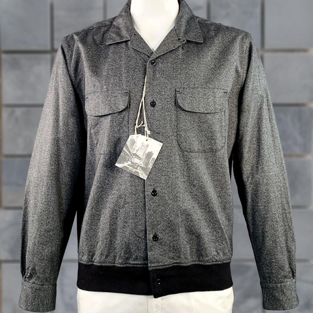 Engineered Garments ENGINEERED GARMENTS Jacket Mens L Grey Size Black Heather Cotton Blend Two Pockets Size US L / EU 52-54 / 3 - 1 Thumbnail