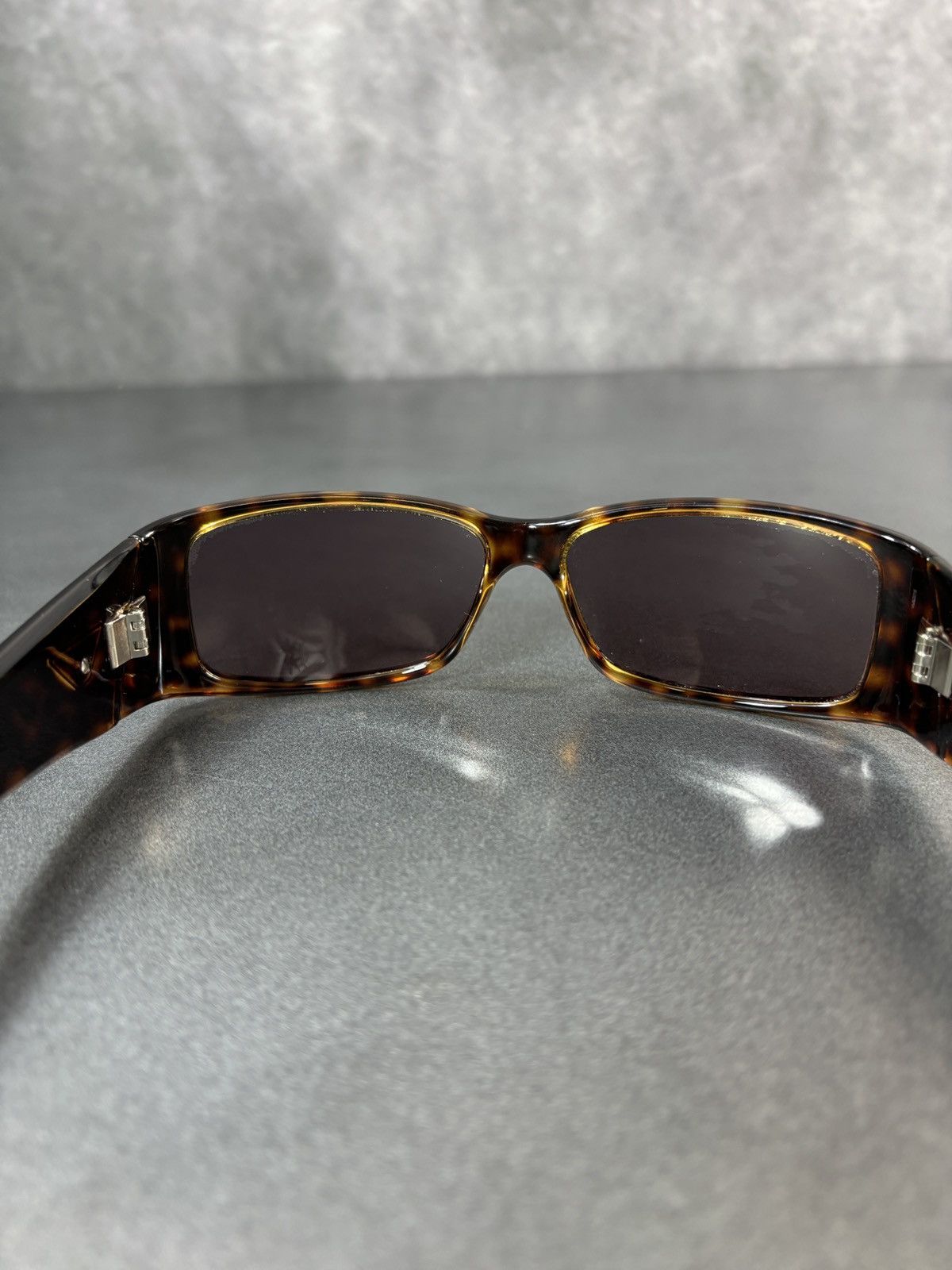 Emporio Armani × Giorgio Armani Emporio Armani Sunglasses Sporty EA 9538/S Wrap Y2K Brown Size ONE SIZE - 20 Thumbnail