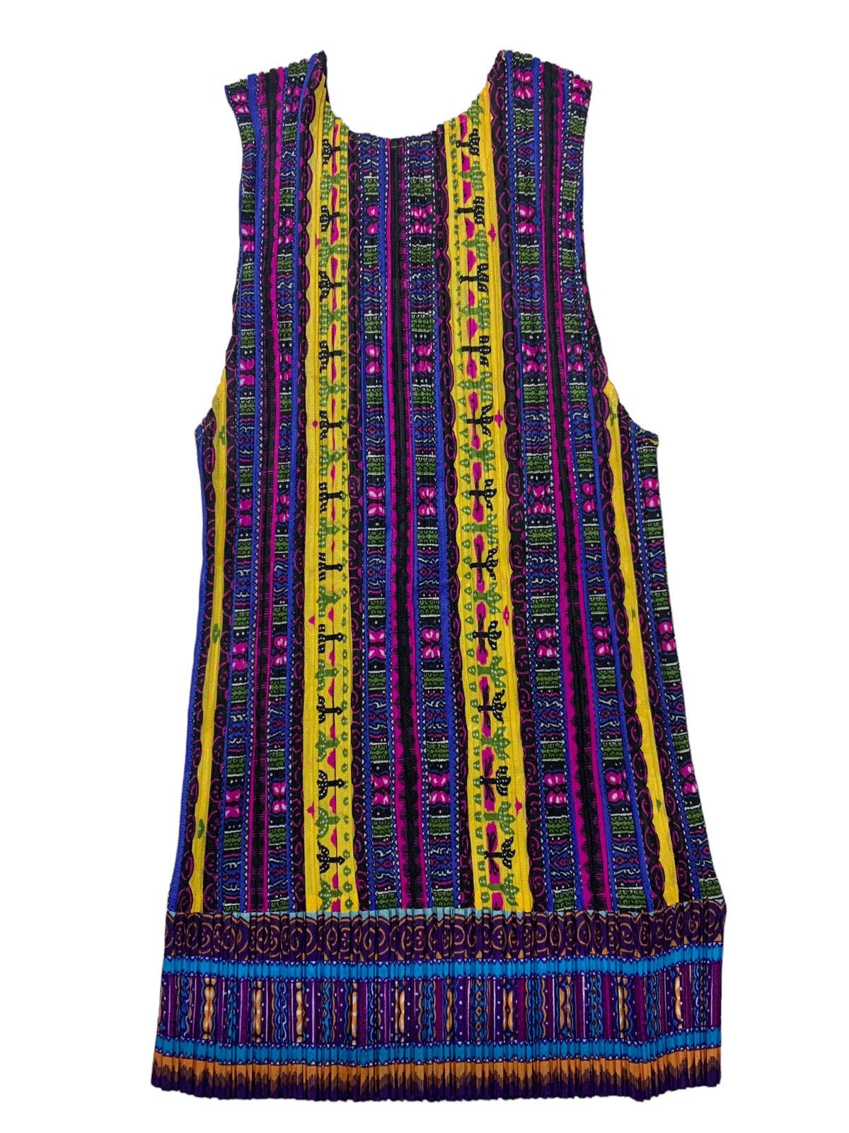 Pleats Please Issey Miyake Pleats please Issey miyake polka dot sleeveless blouse Size M / US 6-8 / IT 42-44 - 11 Thumbnail