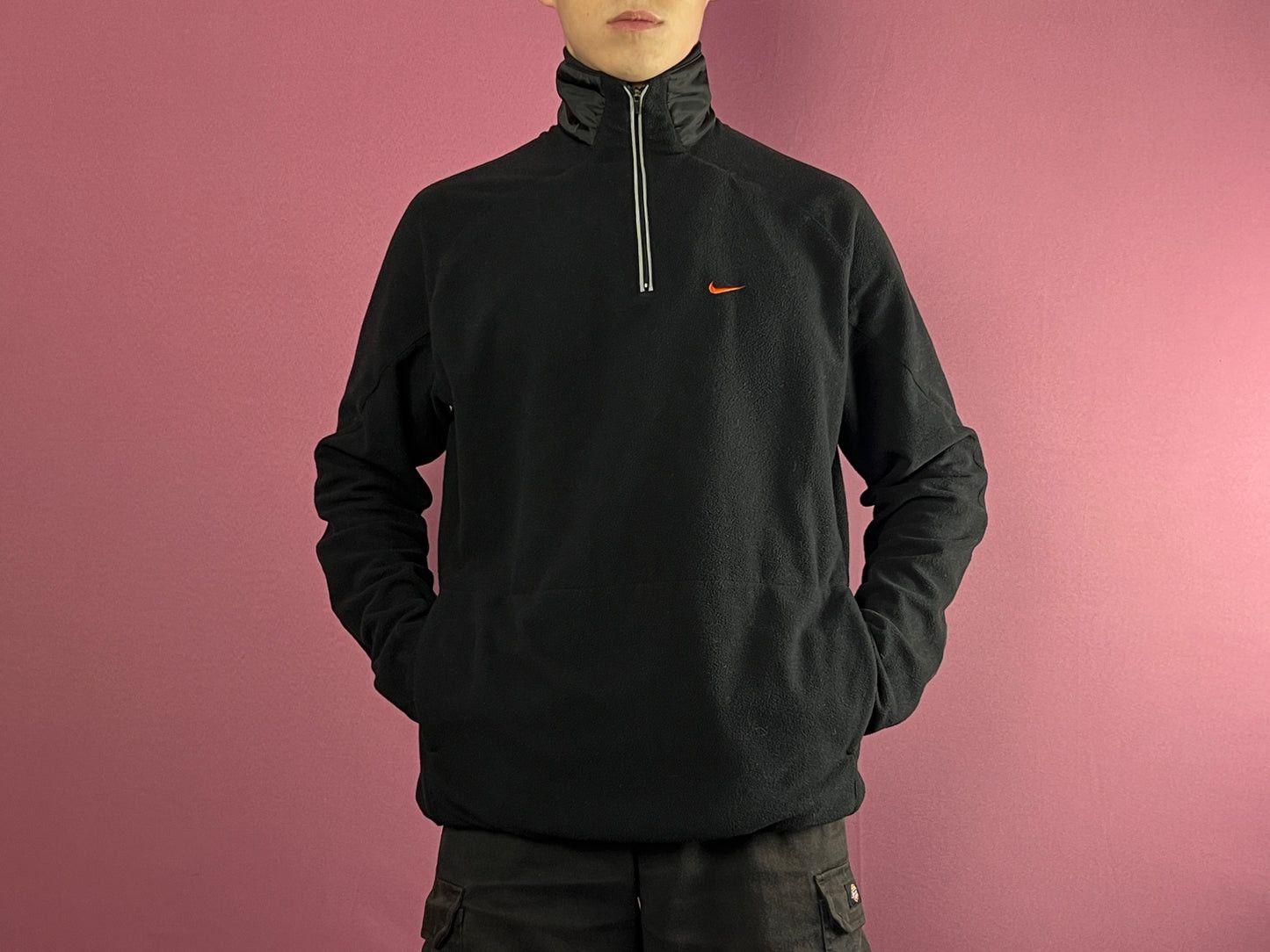 Nike Y2K Nike Vintage Men's Quarter Zip Fleece Sweatshirt - M Size US M / EU 48-50 / 2 - 3 Thumbnail