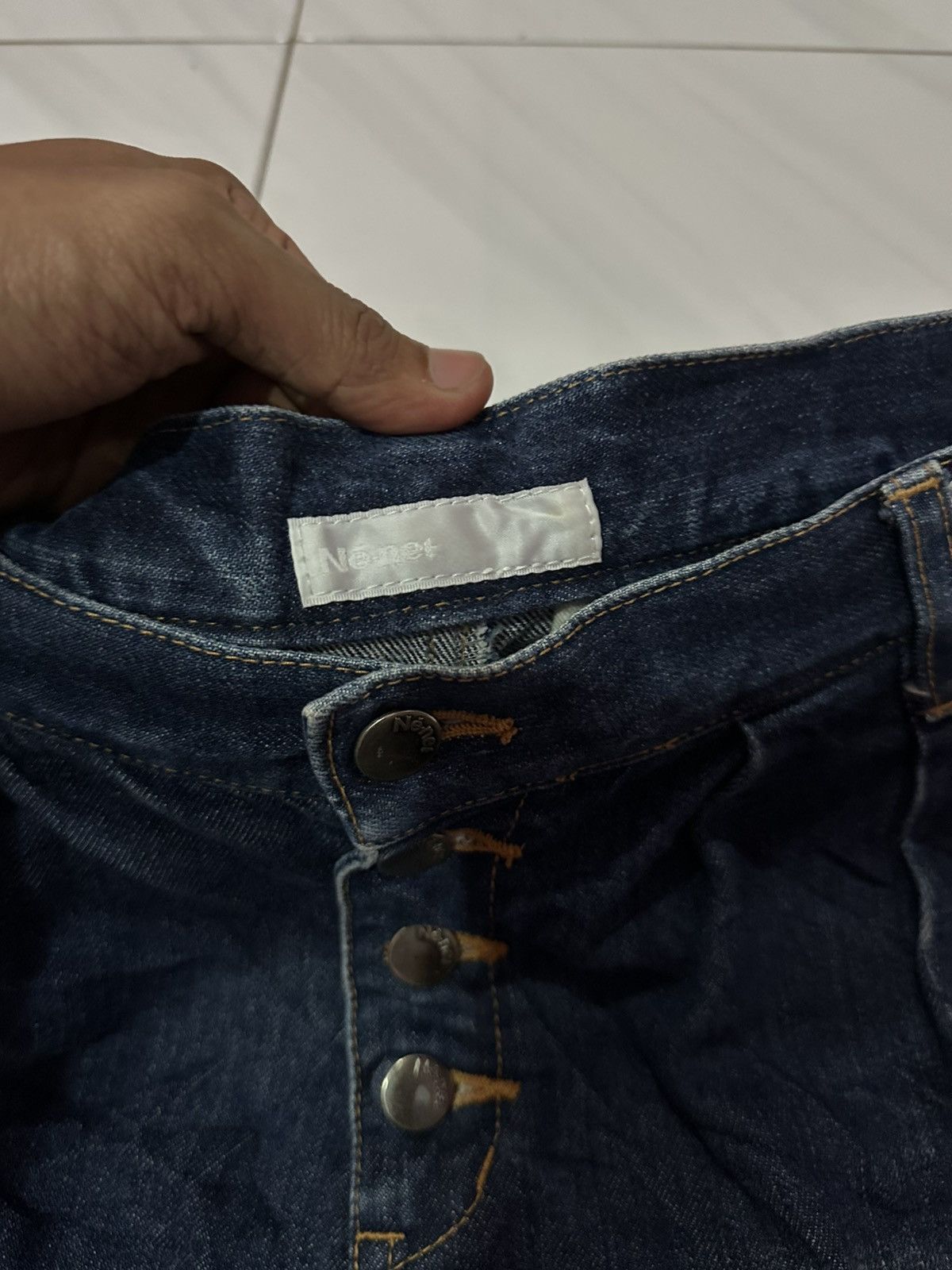 Issey Miyake × Japanese Brand × Ne-Net Japanese Brand Net-net Wide Baggy Crop Pant Size US 30 / EU 46 - 6 Thumbnail
