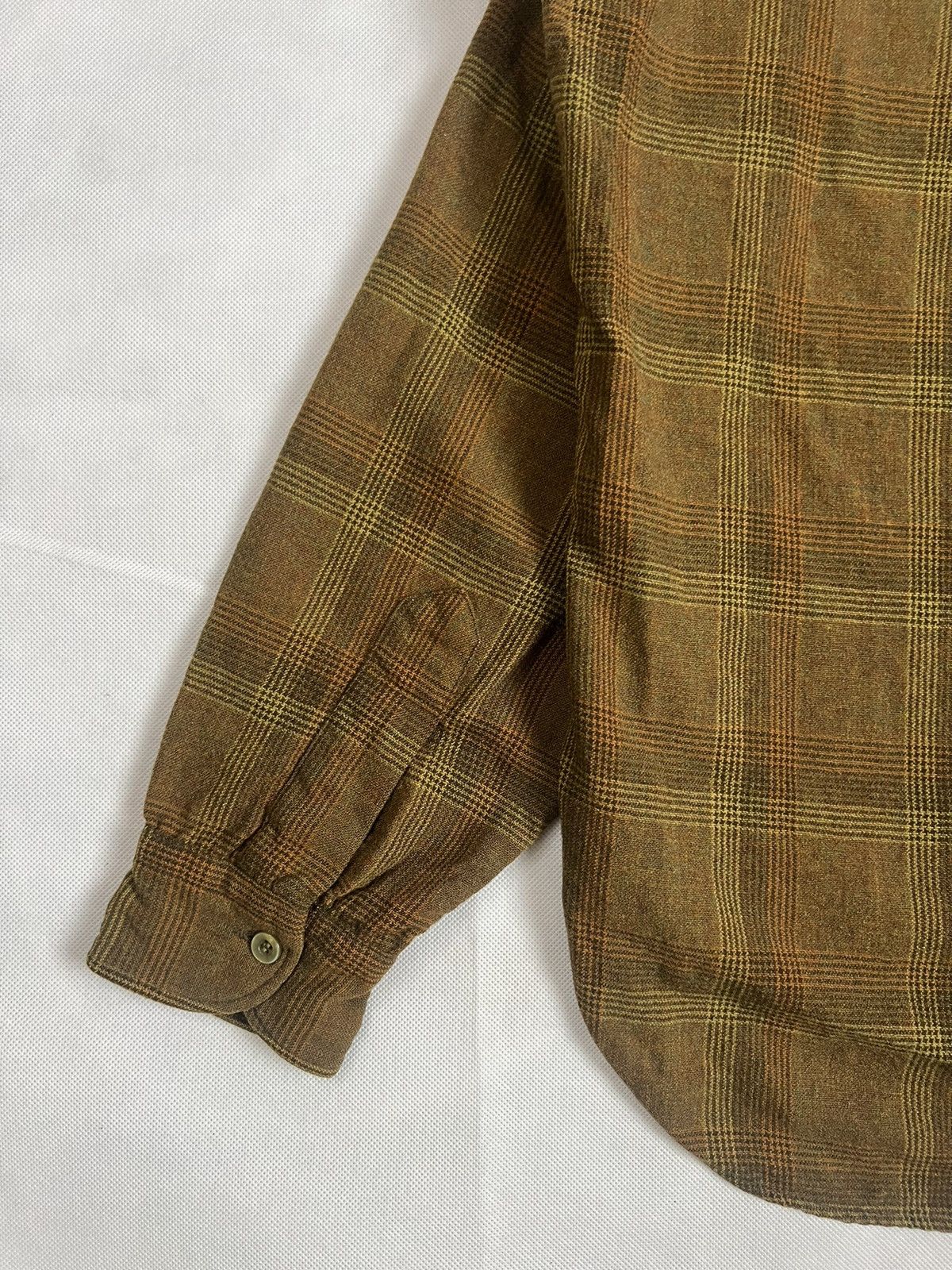 Pendleton 1950's Brown Plaid Pendleton Wool Field Shirt Size US M / EU 48-50 / 2 - 10 Thumbnail