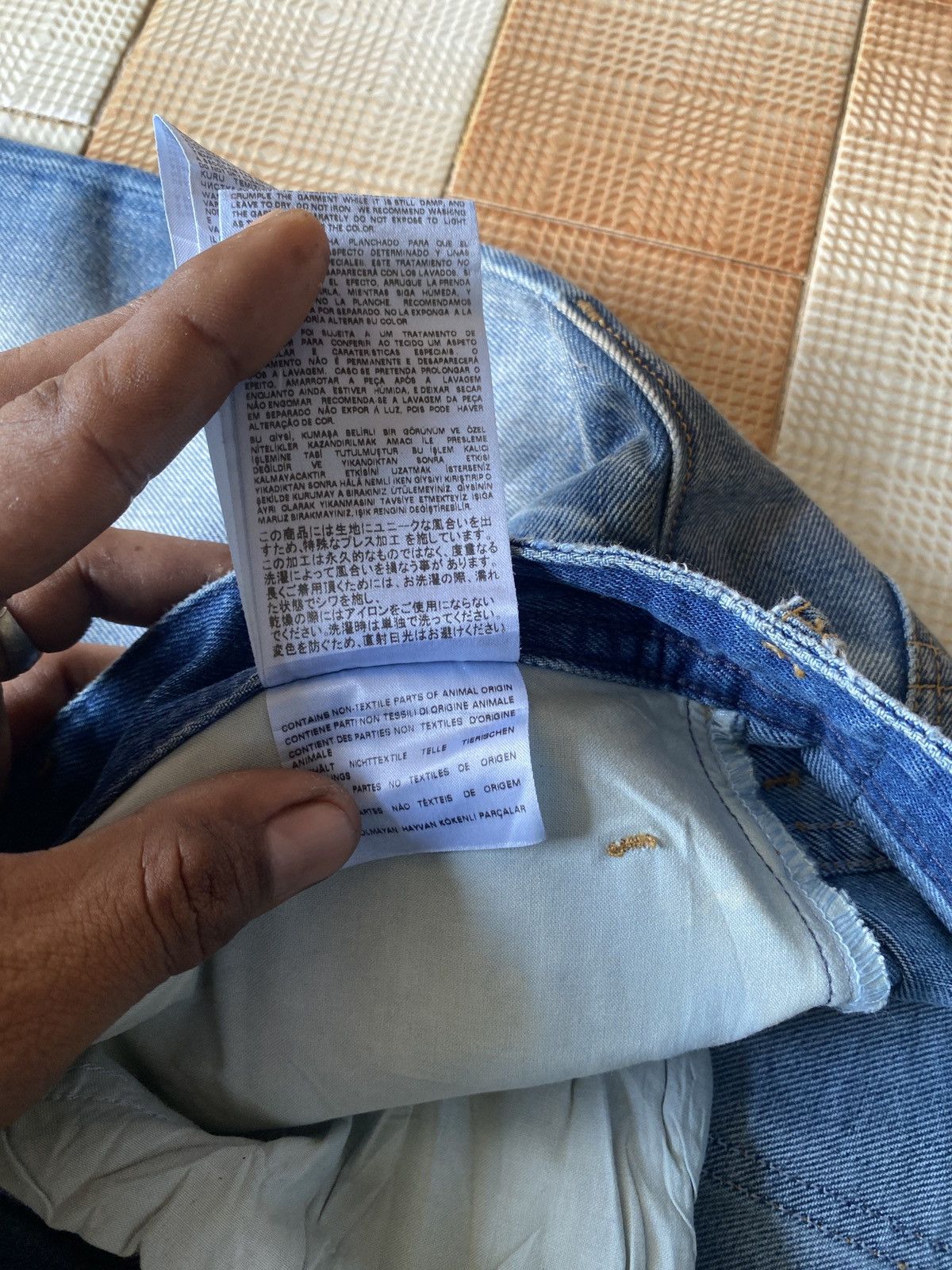 Diesel × Vintage Vintage diesel buster skiny denim Size US 30 / EU 46 - 16 Thumbnail