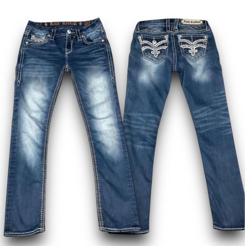 Rock Revival Rock Revival Karla Mid-Rise Capri Jeans Size 26 Size 26" / US 2 / IT 38 - 1 Thumbnail