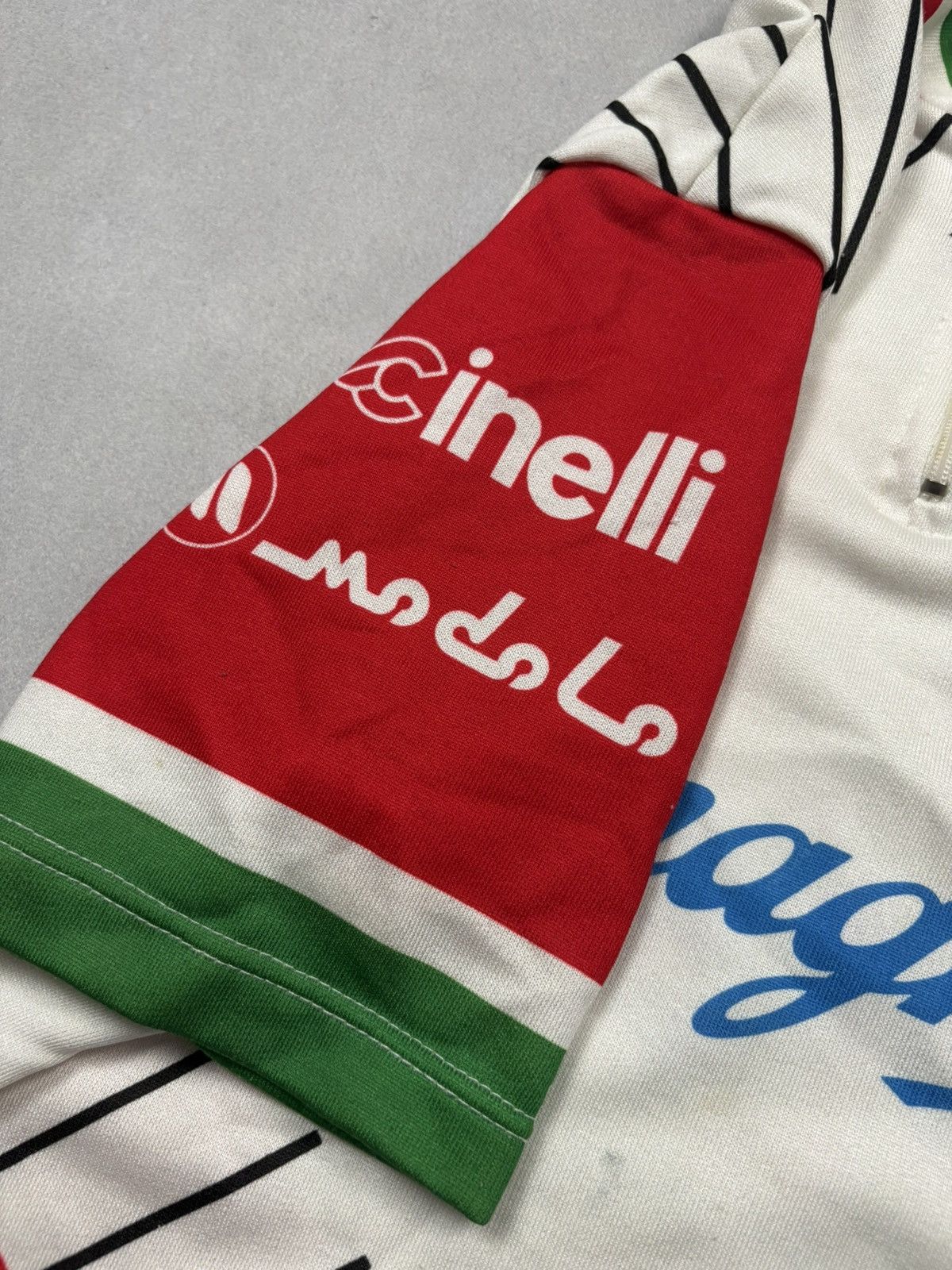 Vintage Vintage 80s Campagnolo Team Vittoria Cycling Jersey Columbus Size US M / EU 48-50 / 2 - 8 Thumbnail