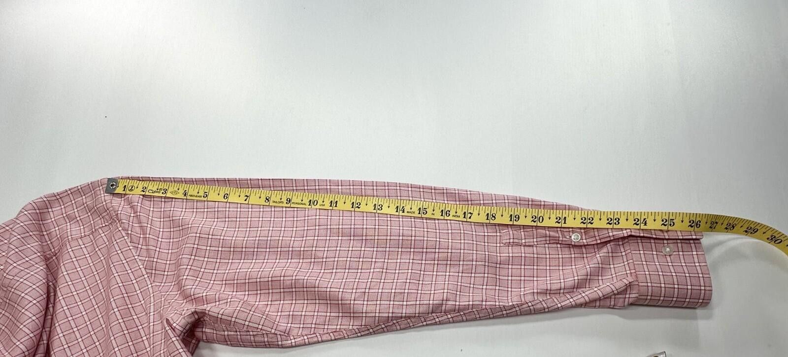 Hugo Boss Hugo Boss Slim Fit Cotton Checked Button Up Red Mens XL Size US XL / EU 56 / 4 - 6 Thumbnail