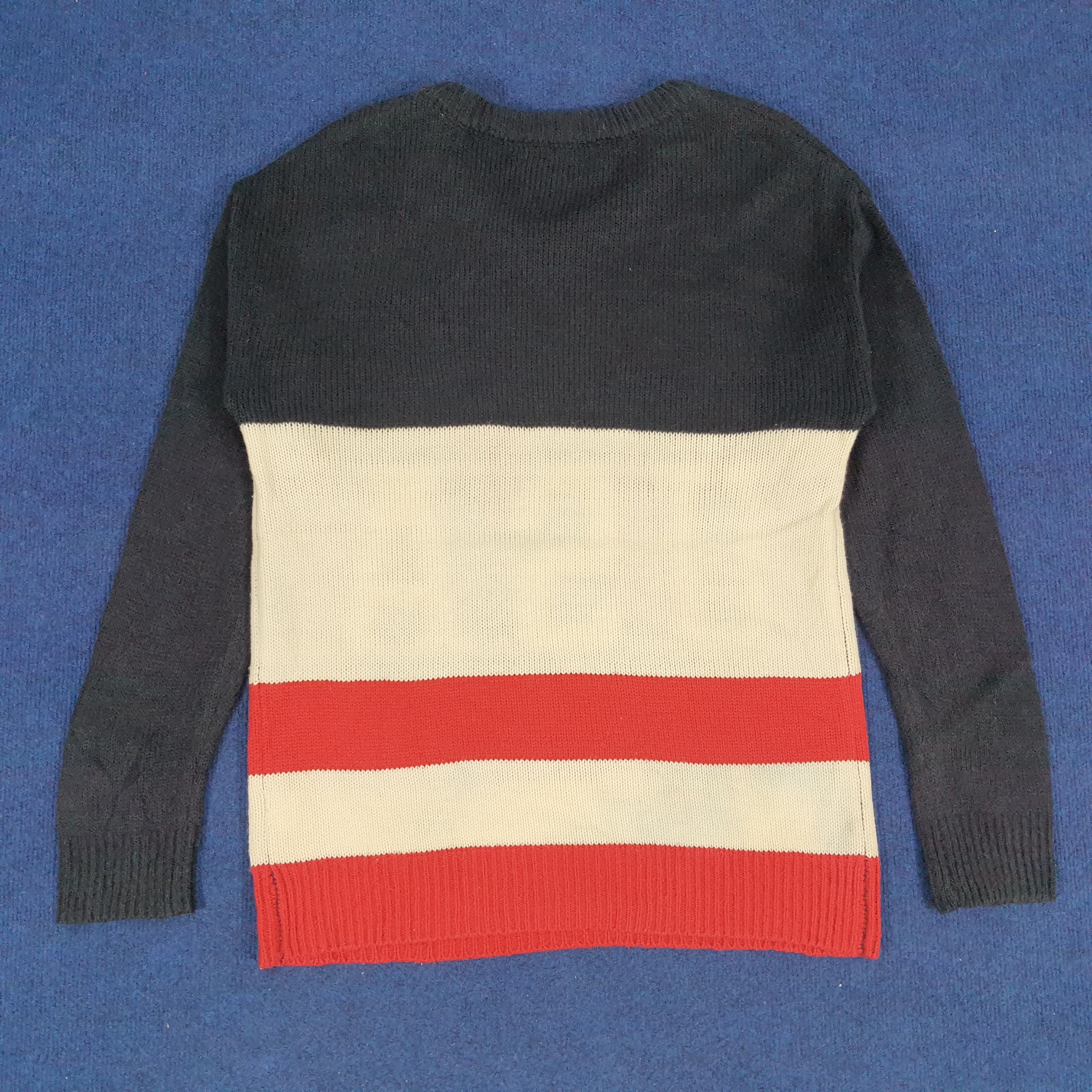 Vintage Vintage USA Spell Out Knitted Winter Sweatshirts Size US S / EU 44-46 / 1 - 3 Thumbnail