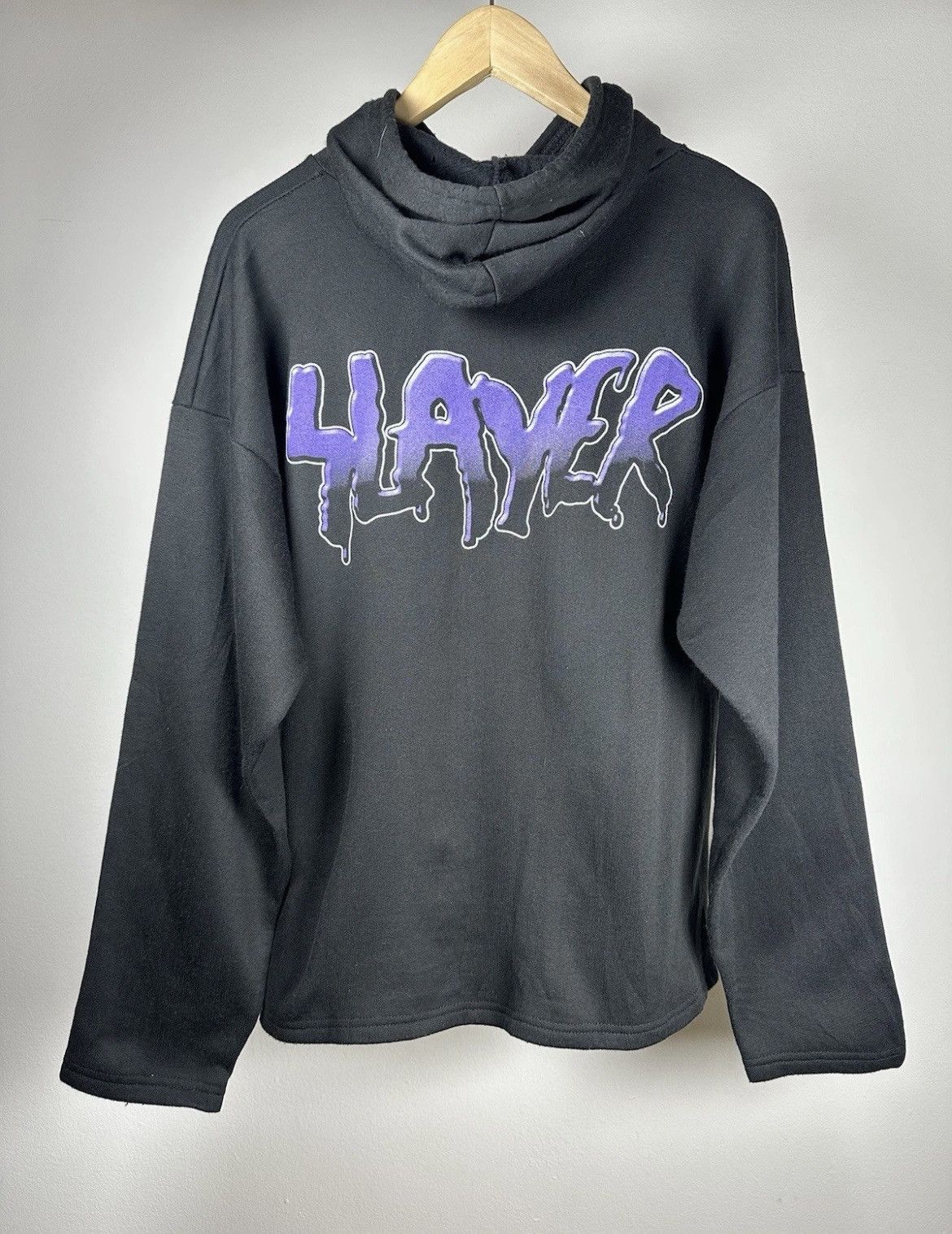 Vintage Vintage 90’s Slayer Hoodie Band Tee Size US L / EU 52-54 / 3 - 2 Thumbnail