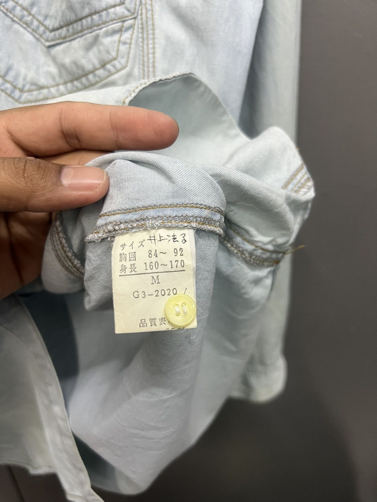 Marithe + Francois Girbaud Marithe Francois Girbaud Cotton Shirt Longsleeve Size US M / EU 48-50 / 2 - 7 Thumbnail