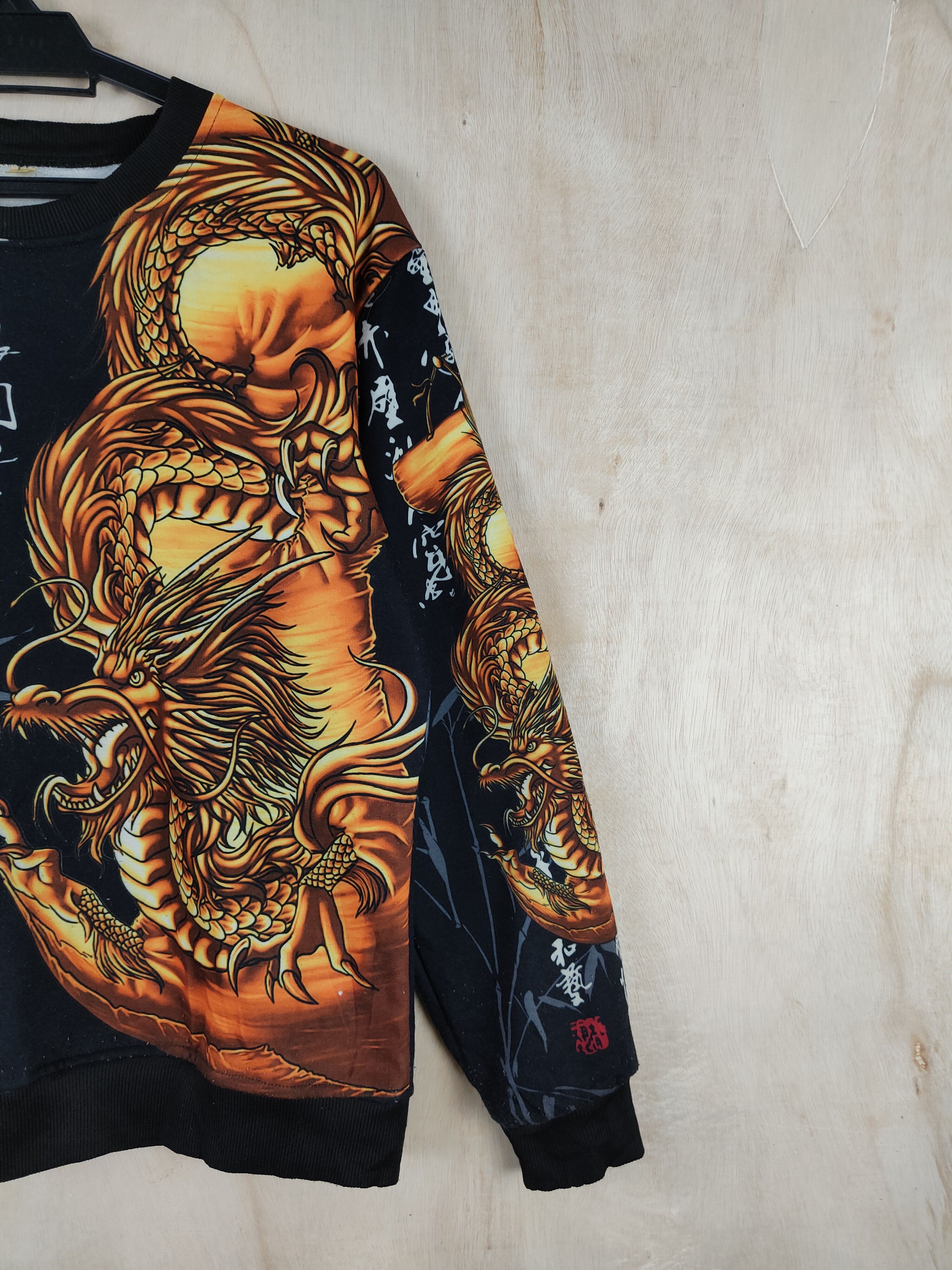 Japanese Brand DL Japanese Brand Black Dragon Sweatshirts #S2629 Size US M / EU 48-50 / 2 - 5 Thumbnail