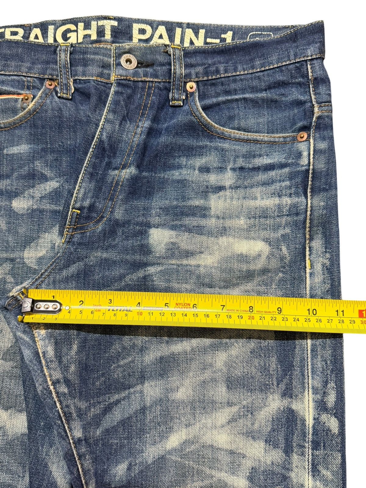 Vintage Covernat Selvedge Faded Wash Clawmark Whisker Loose