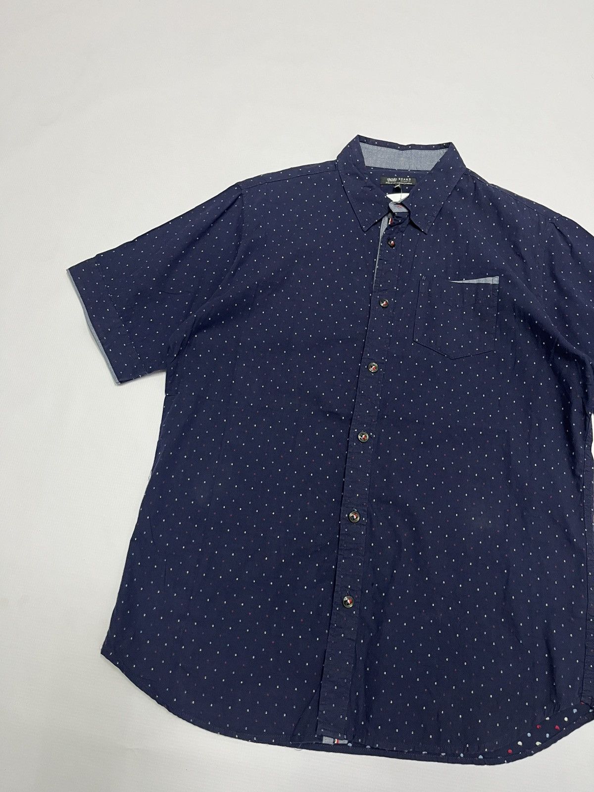 Japanese Brand 🇯🇵Beams heart polka dot shirt Size US XL / EU 56 / 4 - 3 Thumbnail