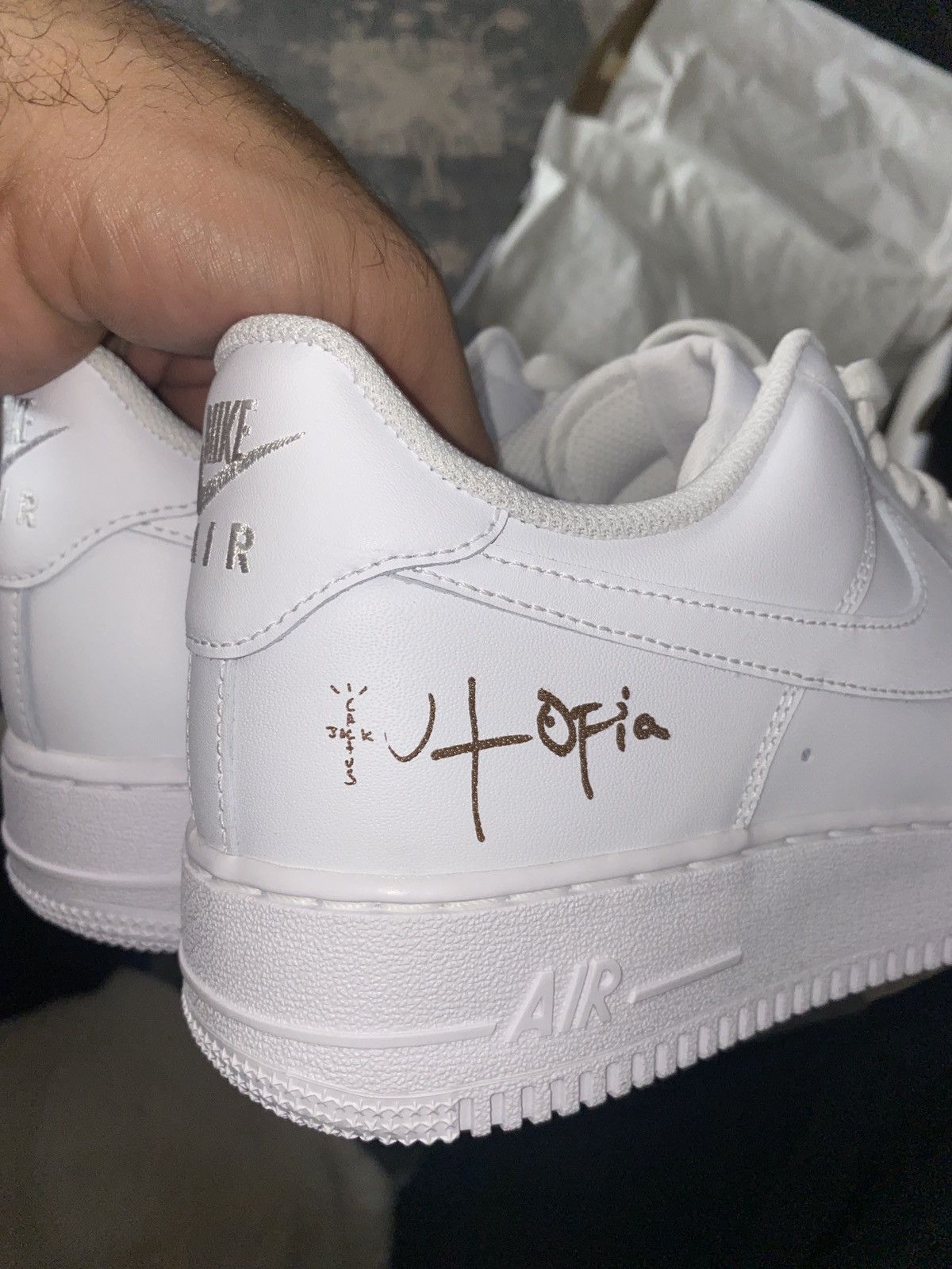 Nike × Travis Scott Air Force 1 07 Size US 9 / EU 42 - 7 Thumbnail