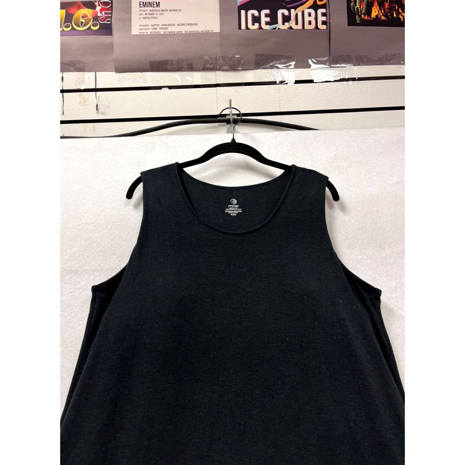 Vintage MPG Mondetta Black Tank Dress XL Sleeveless Unisex Adults Knee Length Fashion Dress Women Men? Size XL / US 12-14 / IT 48-50 - 5 Thumbnail