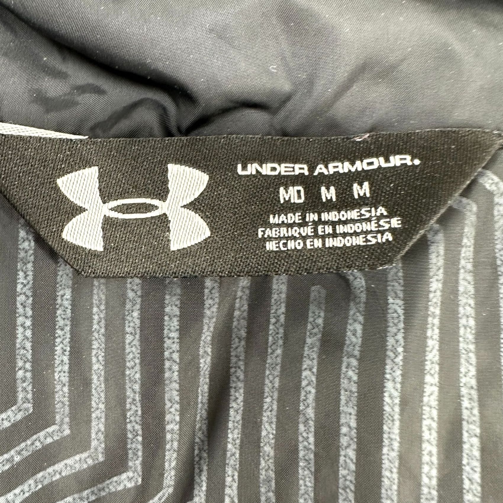 Under Armour Under Armour Vest Womens M Black Puffer Full Zip Coldgear Infrared Primaloft Vest Jacket Sleeveless Mid-Length Black Womens RegularSize Size M / US 6-8 / IT 42-44 - 5 Thumbnail