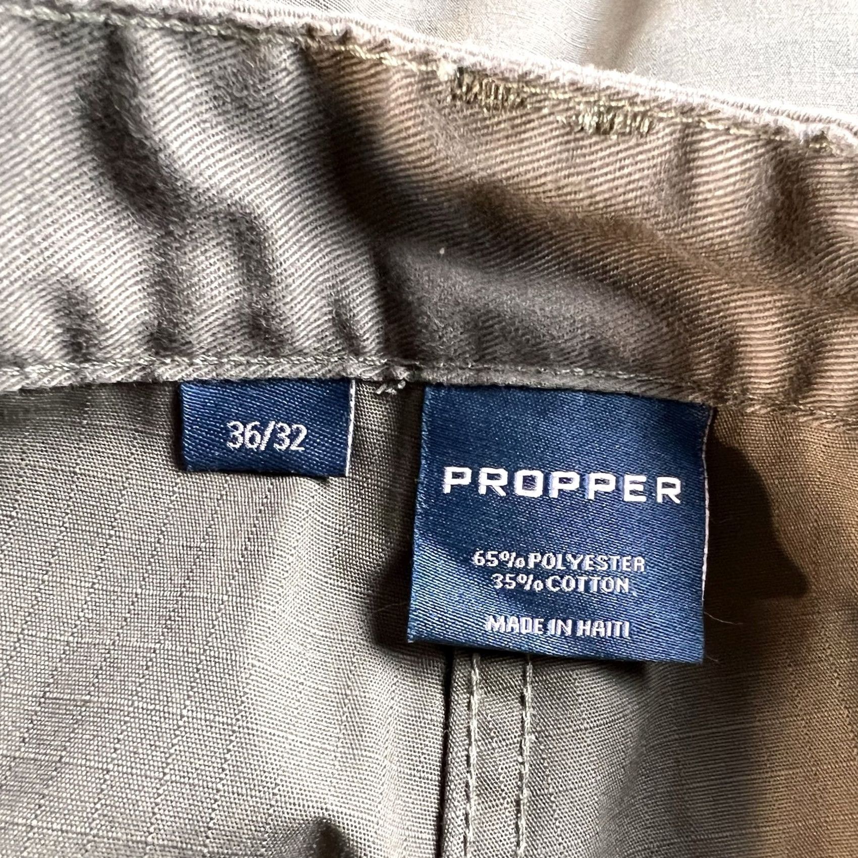 Propper PROPPER Tactical Pants Canvas Olive Green Mens 36x30 Cargo Pockets Workwear Casual Size US 36 / EU 52 - 4 Thumbnail