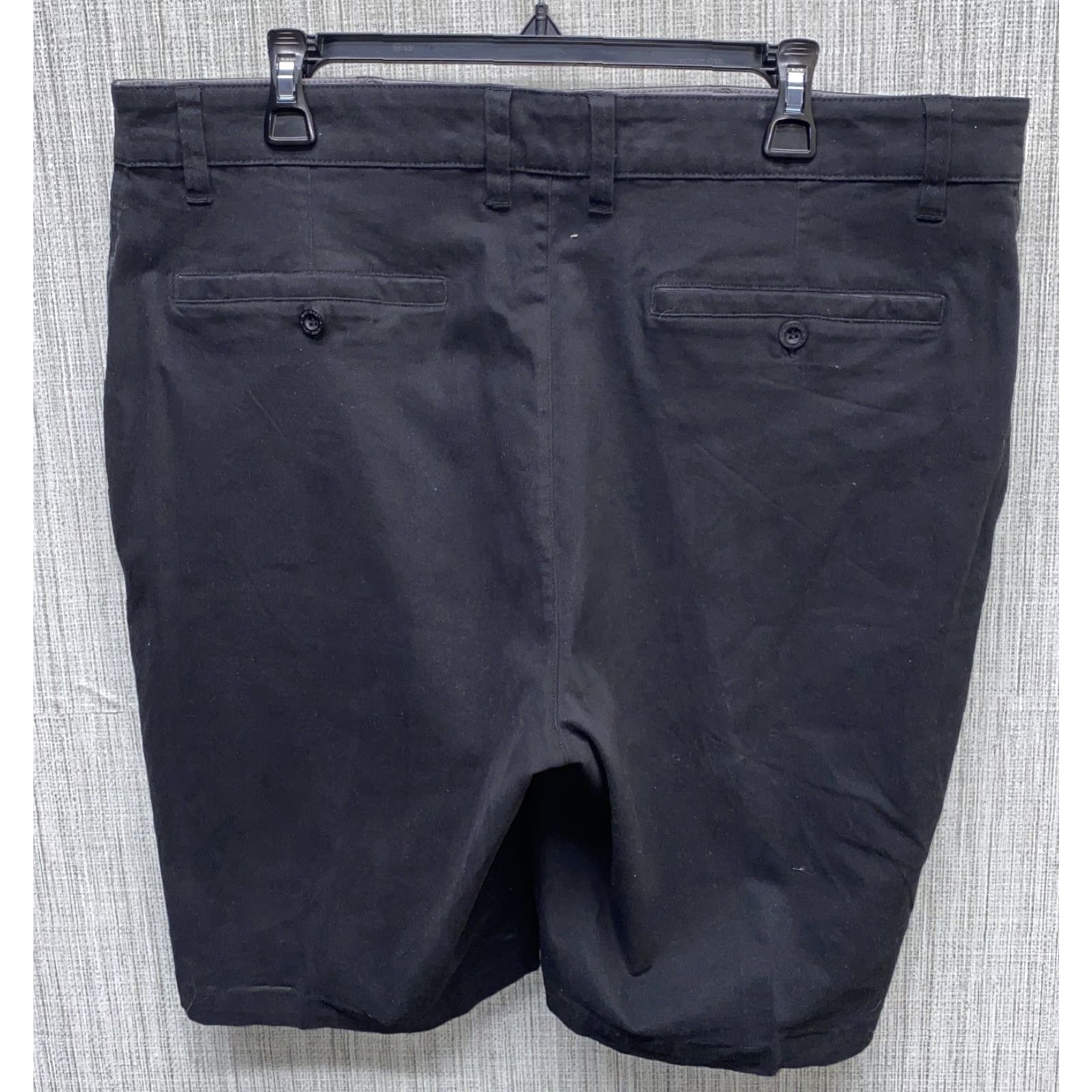 Nat Nast Nat Nast Mens Black Cotton Zip Fly Shorts Size 38 Regular Casual Shorts Shirt? Size US 38 / EU 54 - 4 Thumbnail