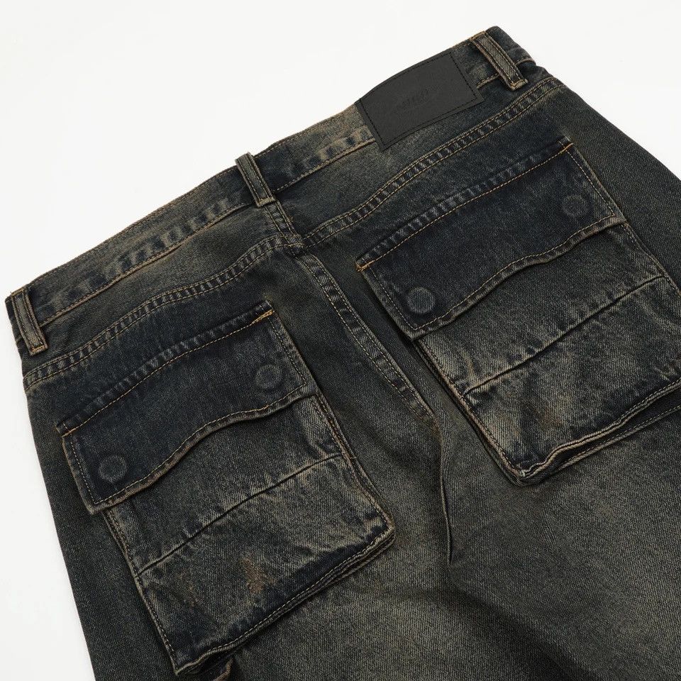 Japanese Brand × Vintage Cargo Jeans Men Streetwear Autumn Casual Fashion Size US 30 / EU 46 - 6 Thumbnail