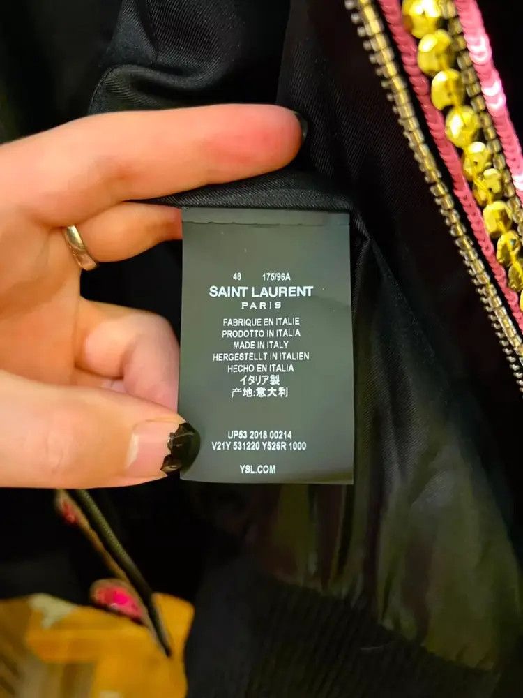 Saint Laurent Paris Sz 48 Saint Laurent Paris 18AW Velvet Patches Jacket Size US M / EU 48-50 / 2 - 6 Thumbnail