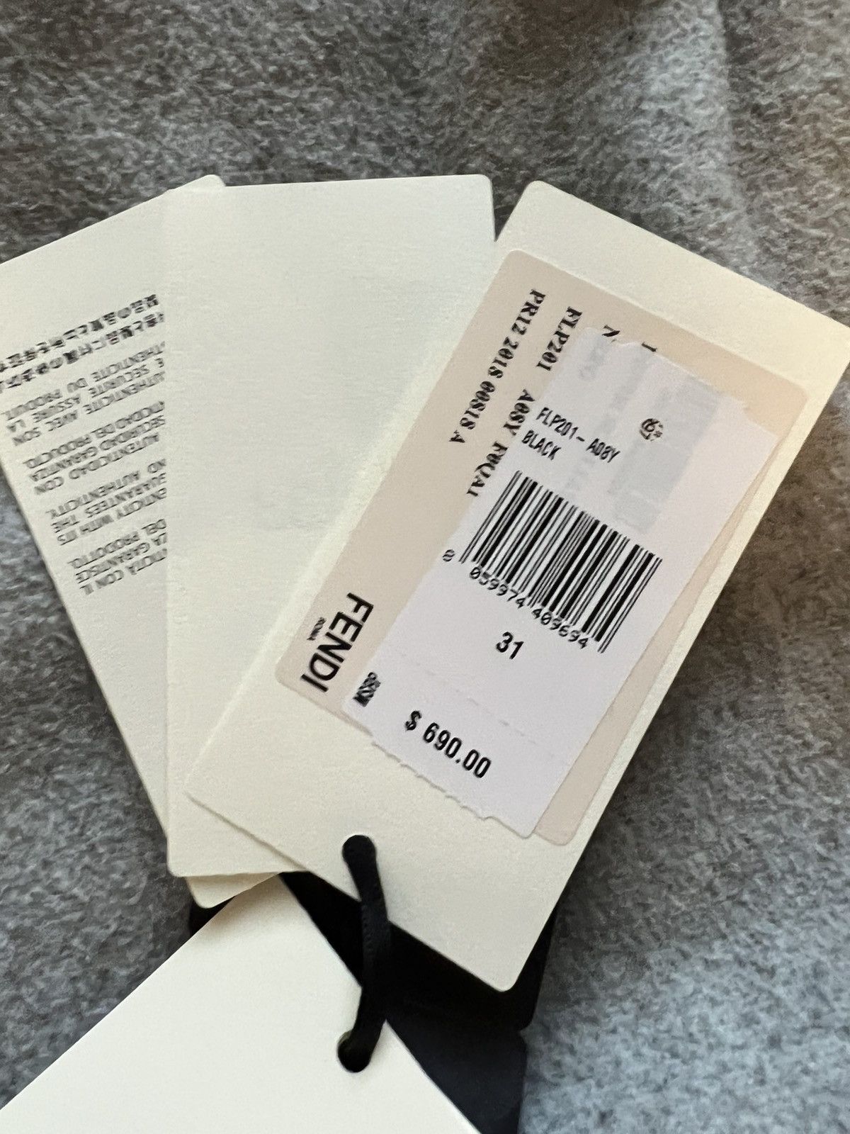 Fendi Fendi Black Logo Jeans Size US 31 - 7 Thumbnail