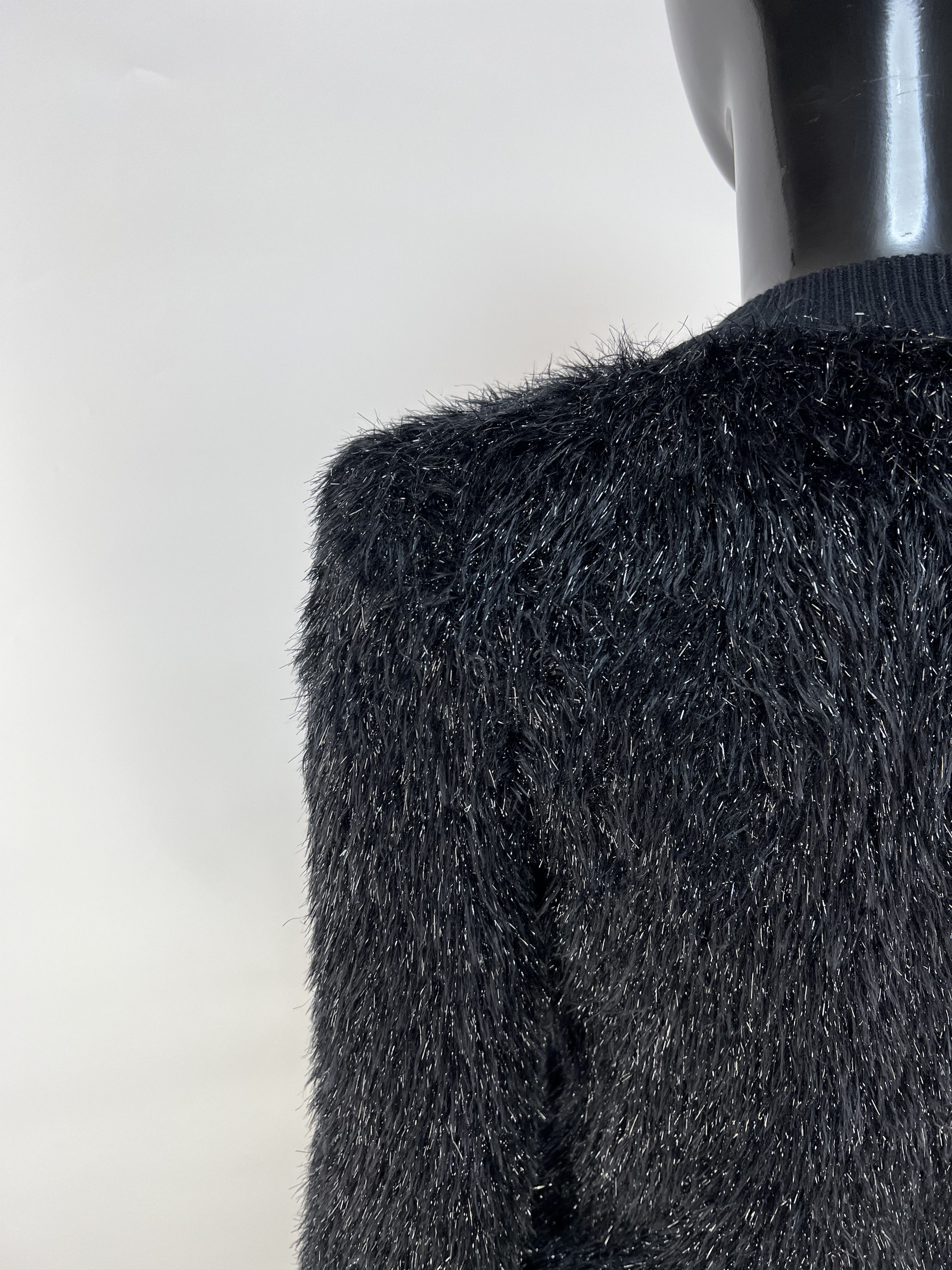 Emporio Armani Emporio Armani Style Fur Fuzzy Mohair Full Zip Jacket Size M / US 6-8 / IT 42-44 - 8 Thumbnail