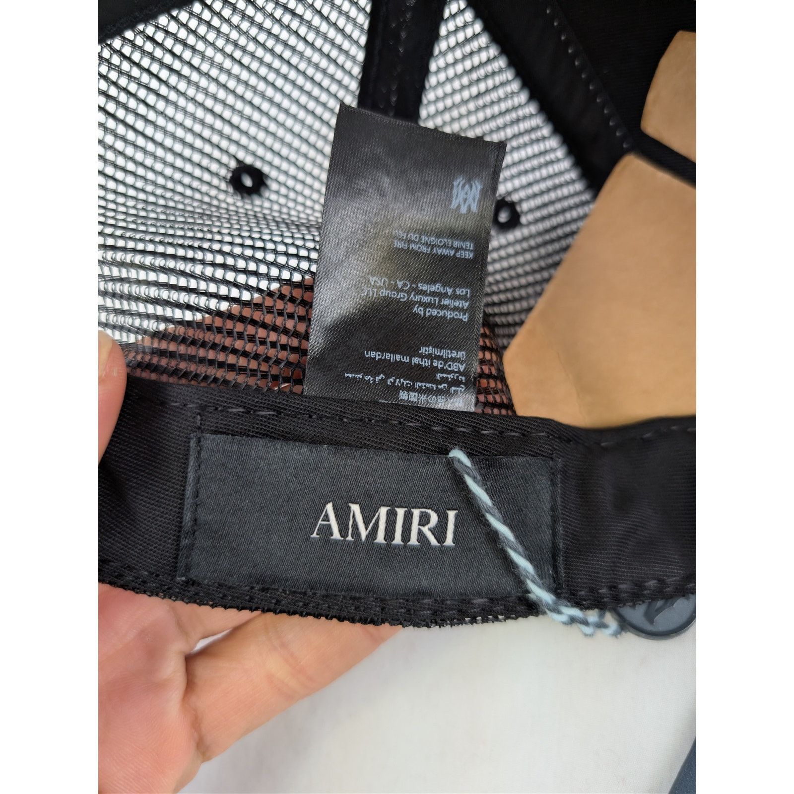 Amiri o1rshd1 Size: OS / 3 Star Trucker Hat / Cap in Cerulean Size ONE SIZE - 10 Thumbnail