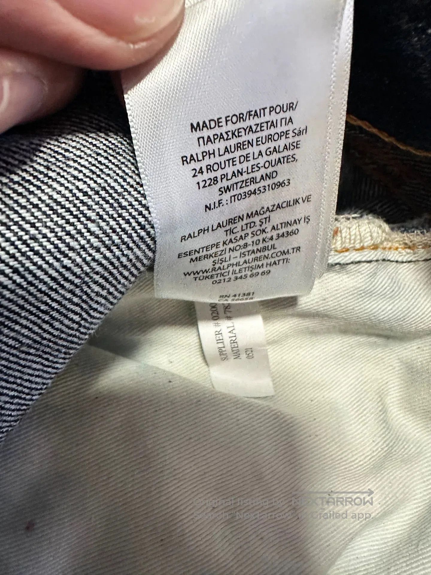 RRL Ralph Lauren RRL Slim Fit Selvedge Jean. Size US 32 / EU 48 - 6 Thumbnail