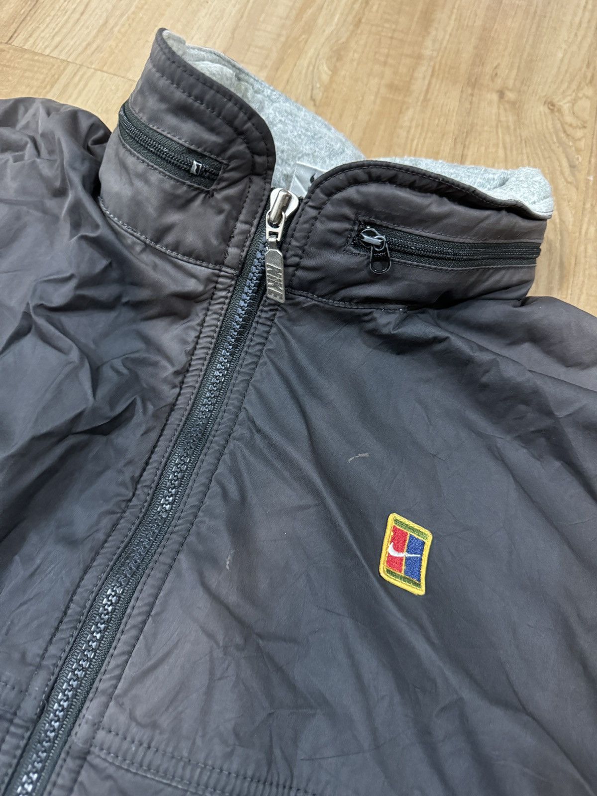 Nike × Vintage NIKE COURT FLEECE JACKET Size US L / EU 52-54 / 3 - 2 Thumbnail