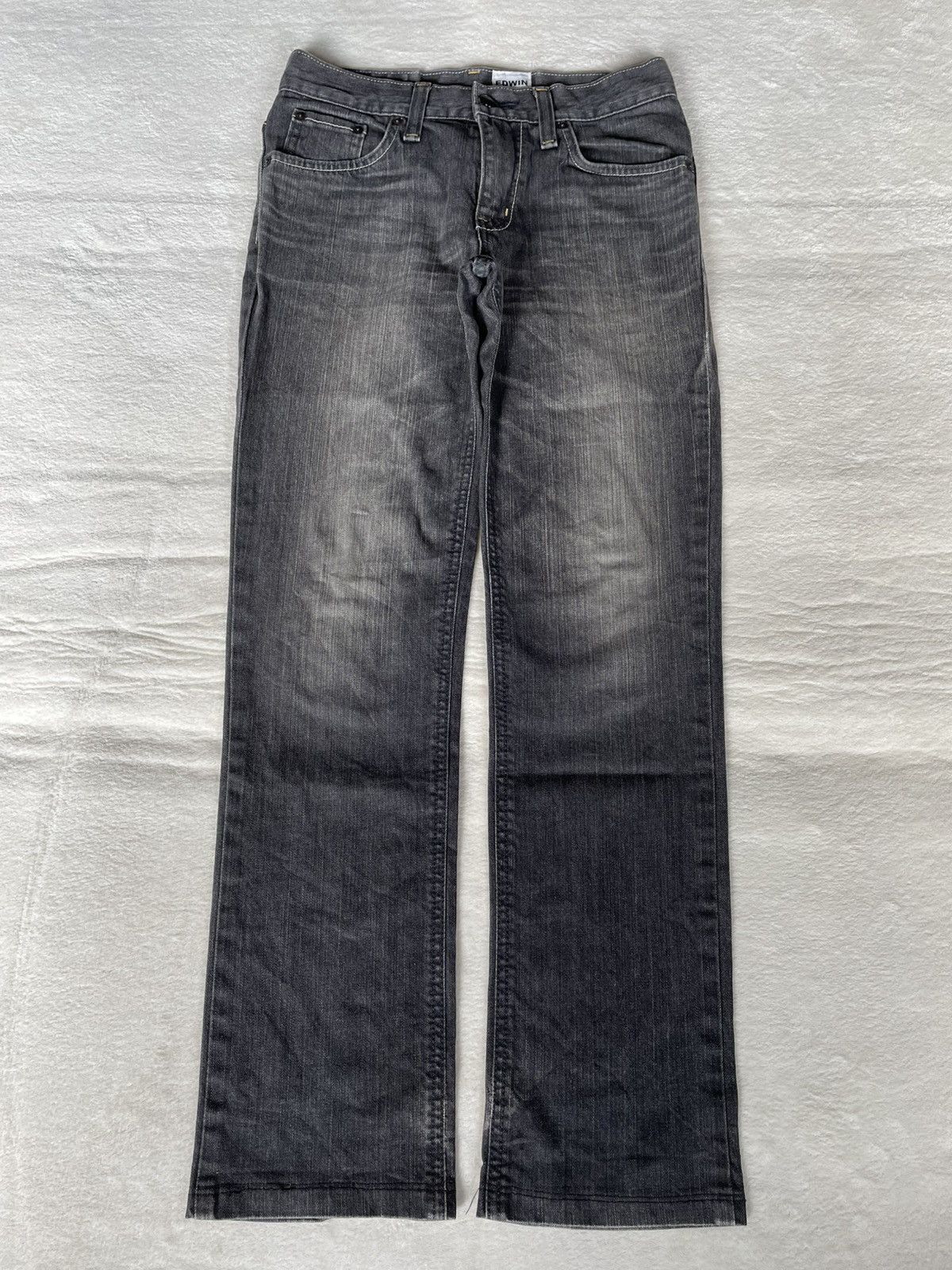 Edwin Vintage Edwin XV Edge Mudwash Dark Colour Denim Jeans Size US 29 - 1 Thumbnail