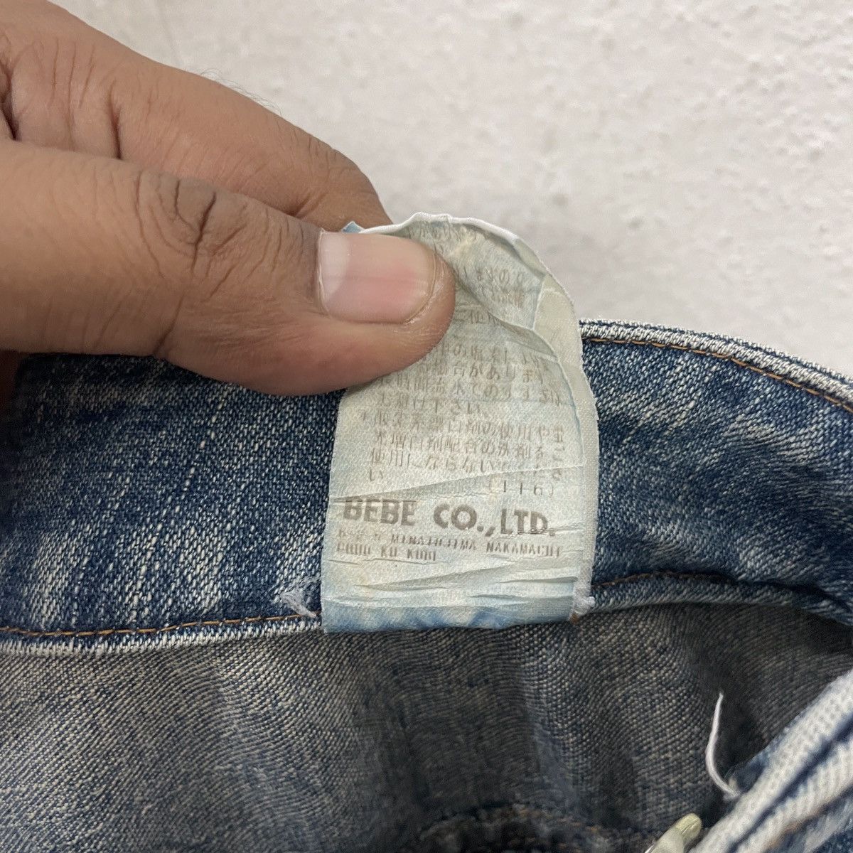 Japanese Brand Vintage Diable De Nubile Star Motive Tactical Denim Size 26" / US 2 / IT 38 - 6 Thumbnail