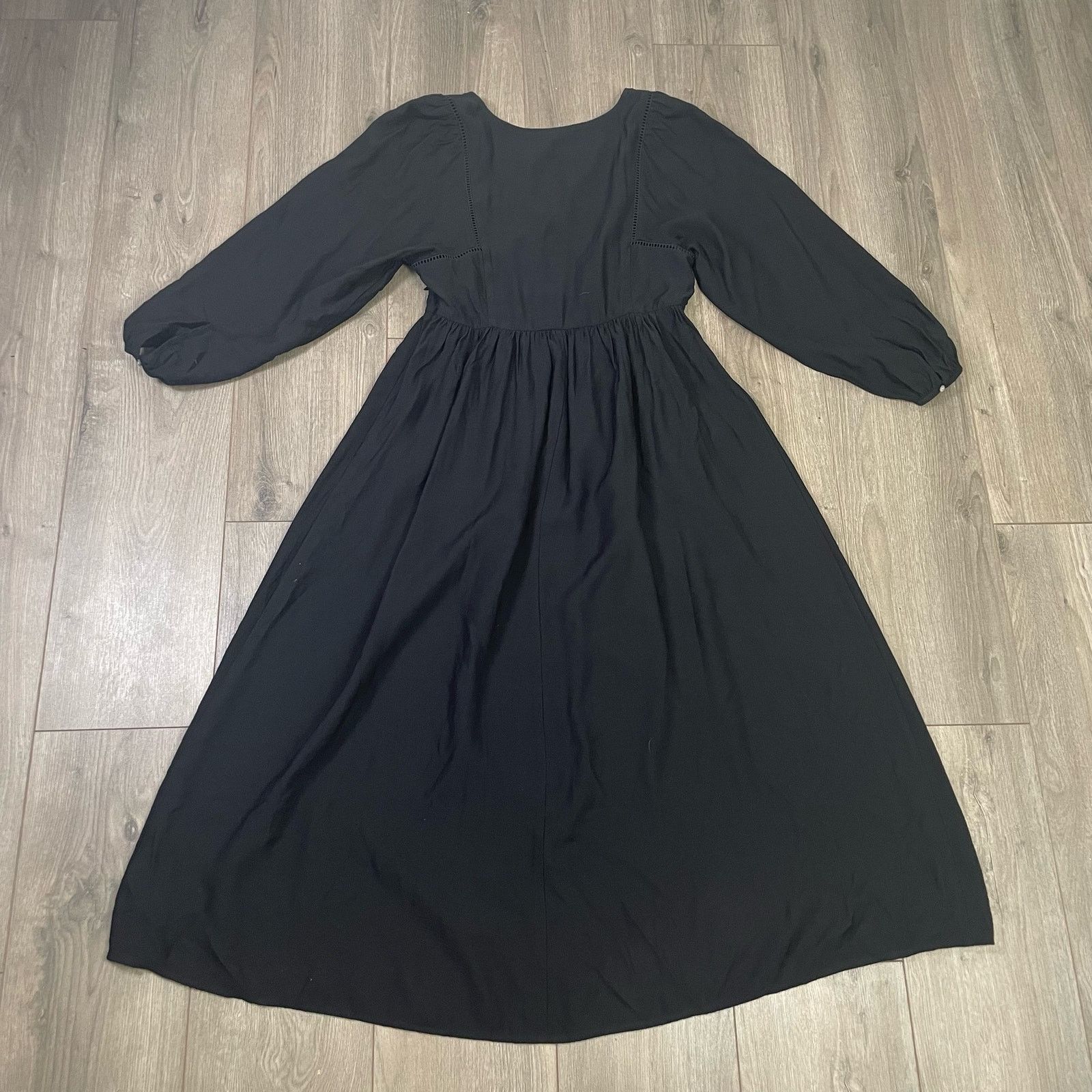 Madewell Madewell V Neck Empire Flowy Chic Midi Dress US Women's XS Size XS / US 0-2 / IT 36-38 - 2 Thumbnail